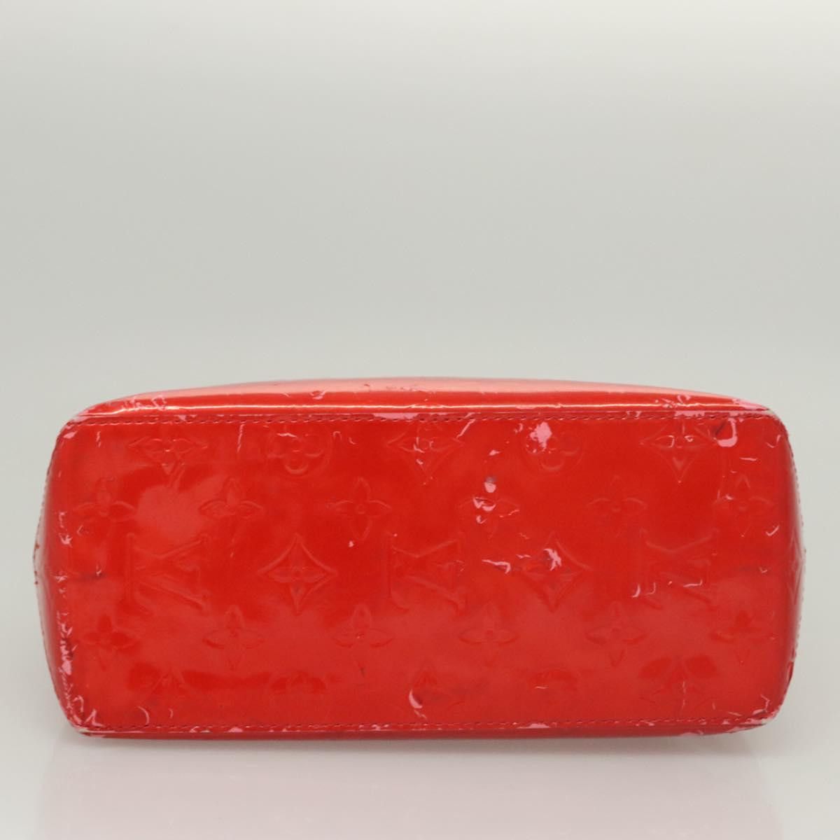 Louis Vuitton LOUIS VUITTON Monogram Vernis Reade PM Hand Bag Red Rouge Size ONE SIZE - 9 Thumbnail