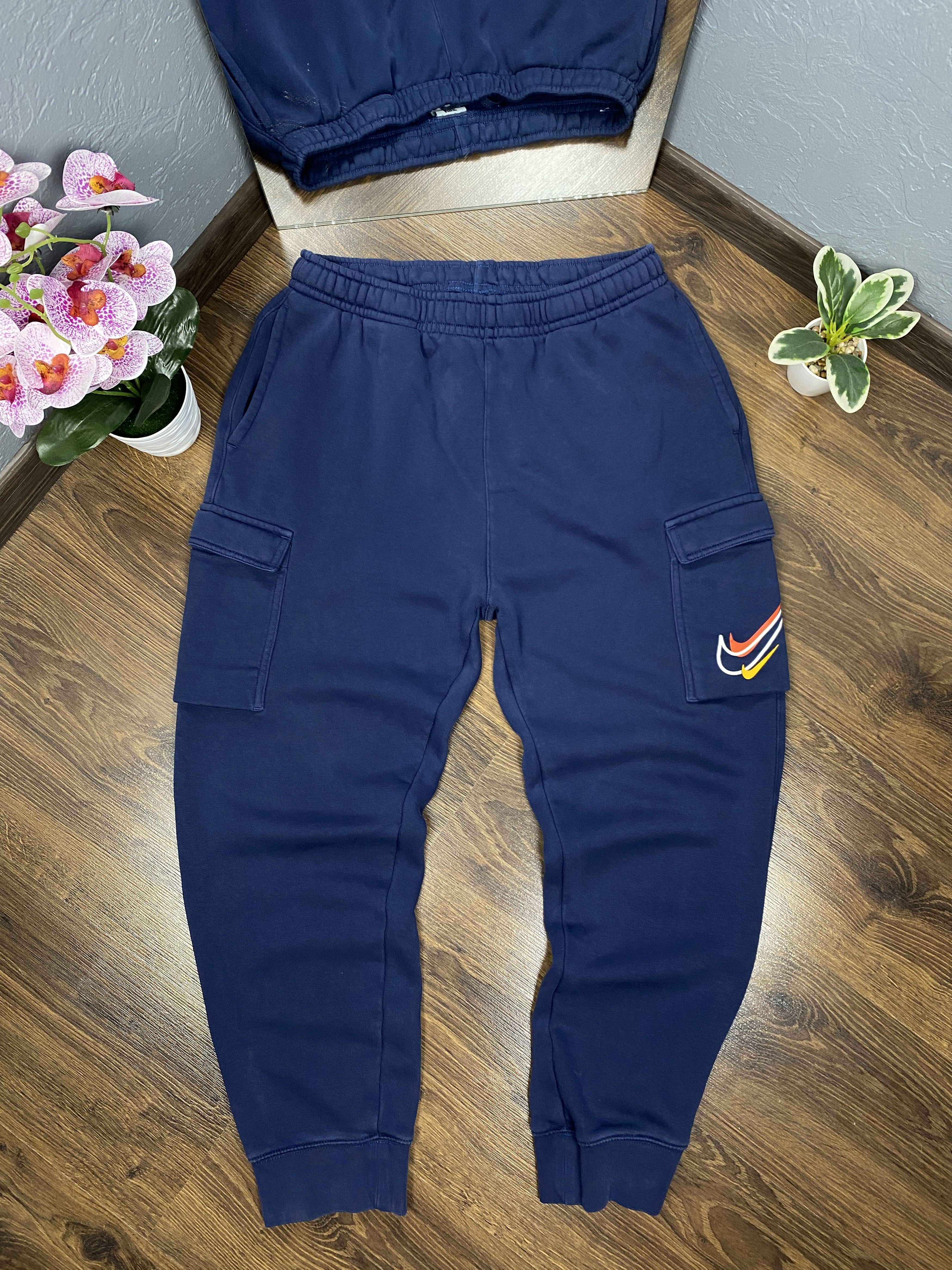 Nike × Vintage Nike sweatpants cargo track pants y2k Size US 34 / EU 50 - 1 Thumbnail
