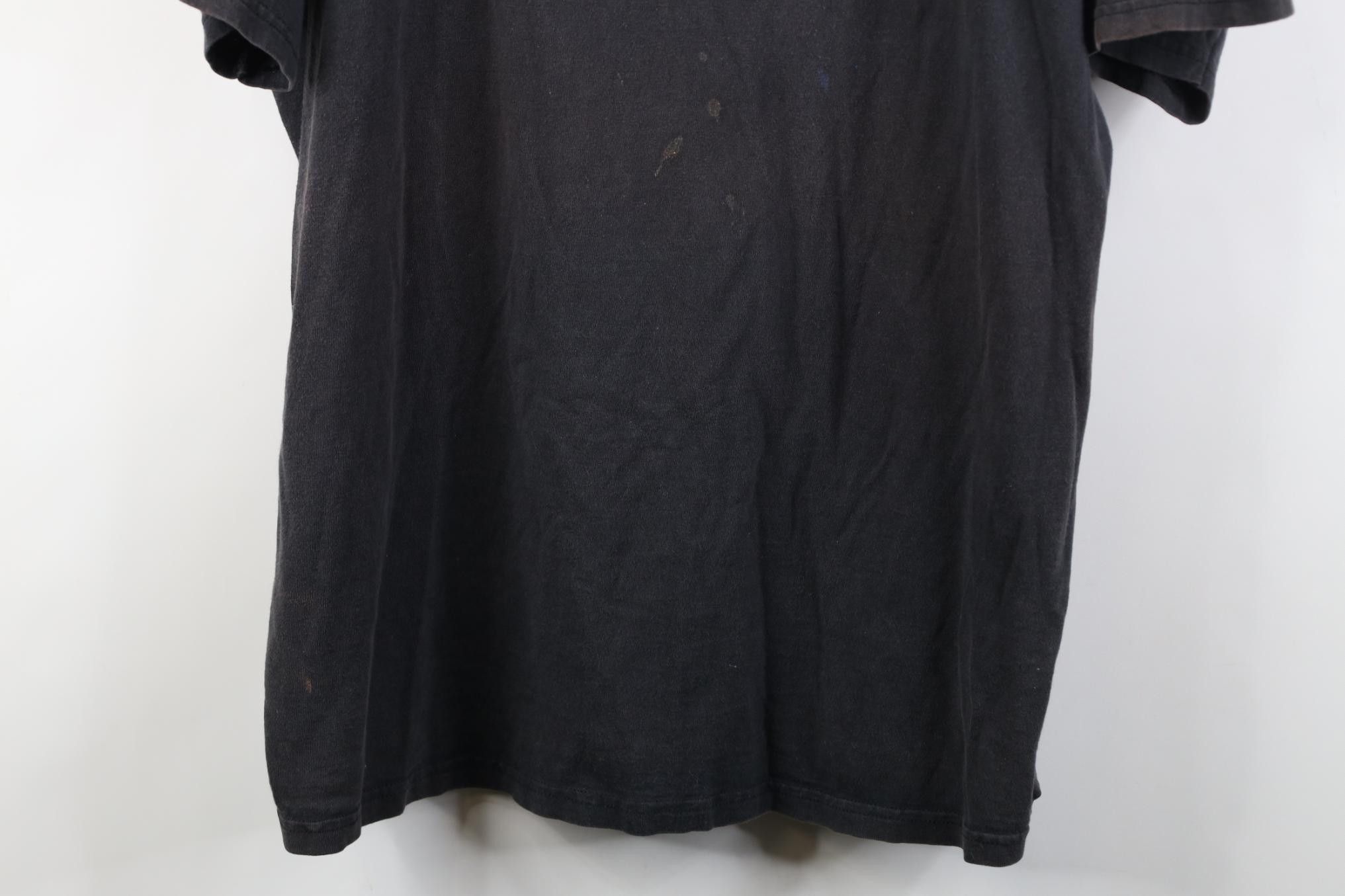 Nike Vintage Y2K Nike Sun Travis Scott Mini Swoosh T-Shirt Black Size US XL / EU 56 / 4 - 3 Thumbnail