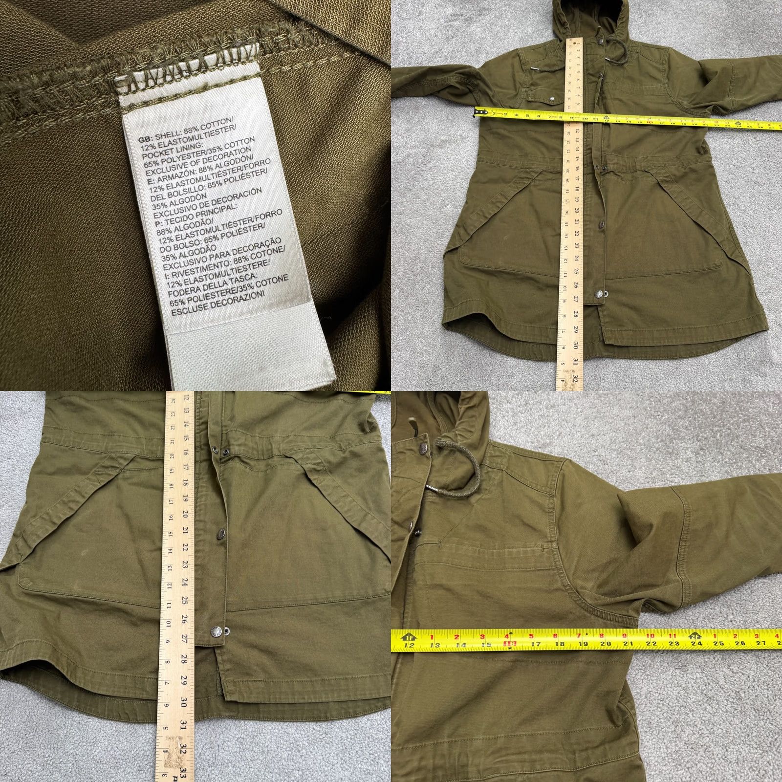 The North Face The North Face Womens Large Green Parka Jacket Hoodie Casual Outdoor Utility Size L / US 10 / IT 46 - 9 Thumbnail