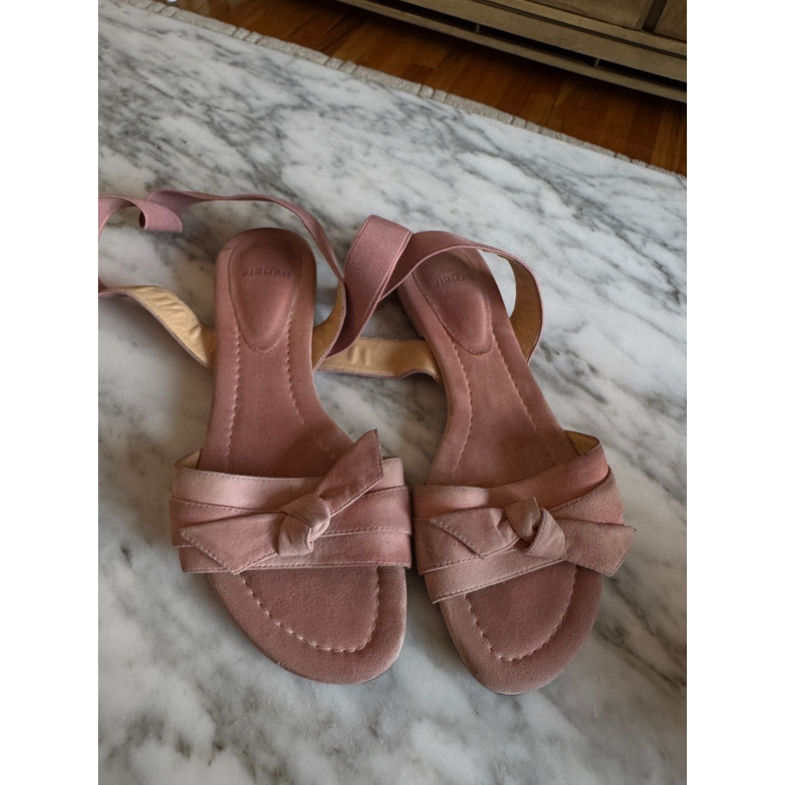 Alexandre Birman Alexandre Birman Clarita Suede Flat Sandals Size US 8 / IT 38 - 1 Thumbnail