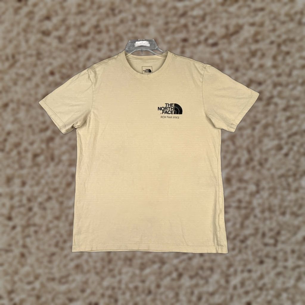 The North Face VINTAGE The North Face Shirt Men Medium Beige Cotton Short Sleeve Crew Neck Logo 80s 90s Mens M Beige Shirt Size US M / EU 48-50 / 2 - 1 Thumbnail