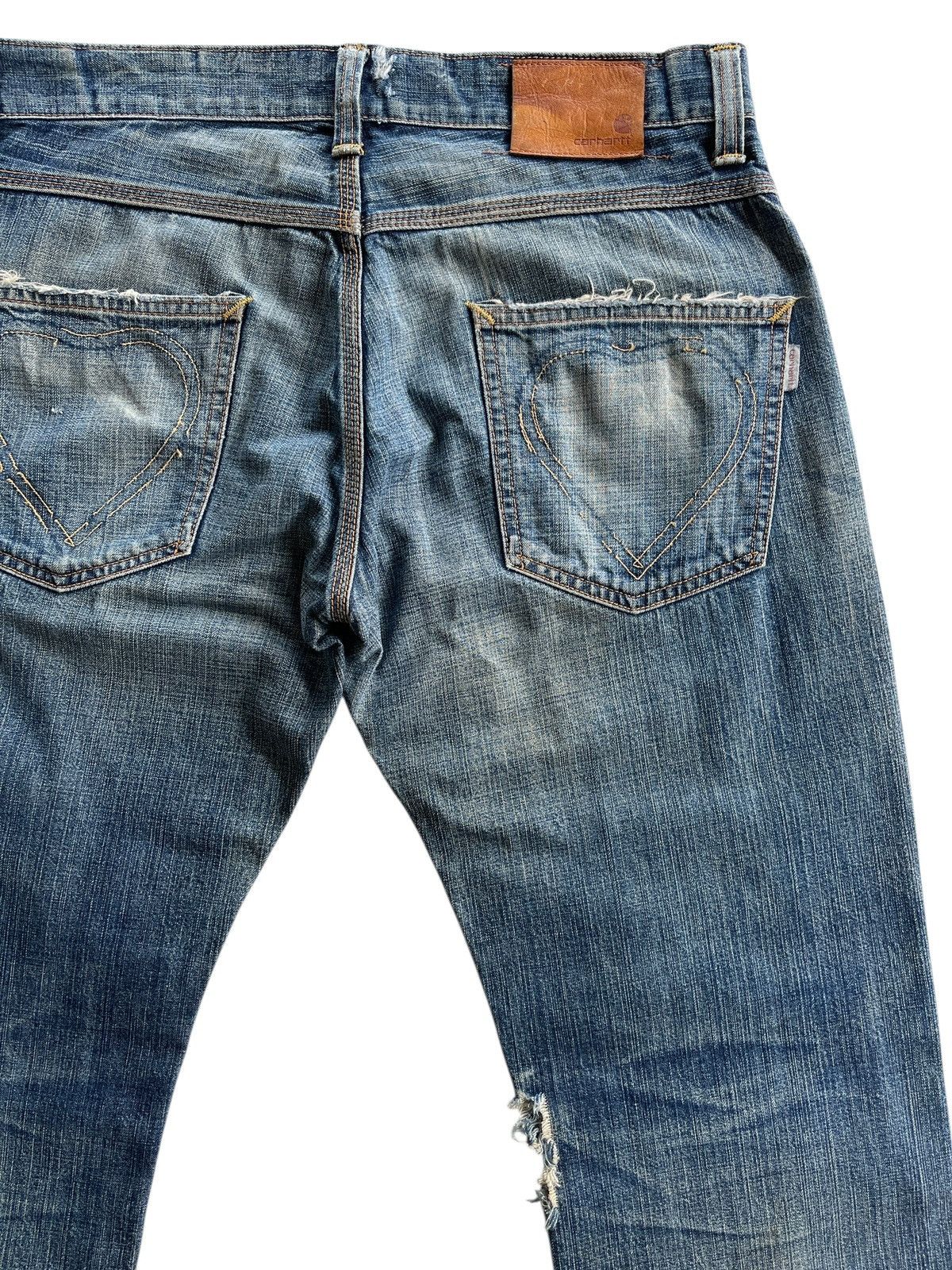 Carhartt Vintage Carhartt Distressed Selvedge Denim Size US 32 / EU 48 - 10 Thumbnail