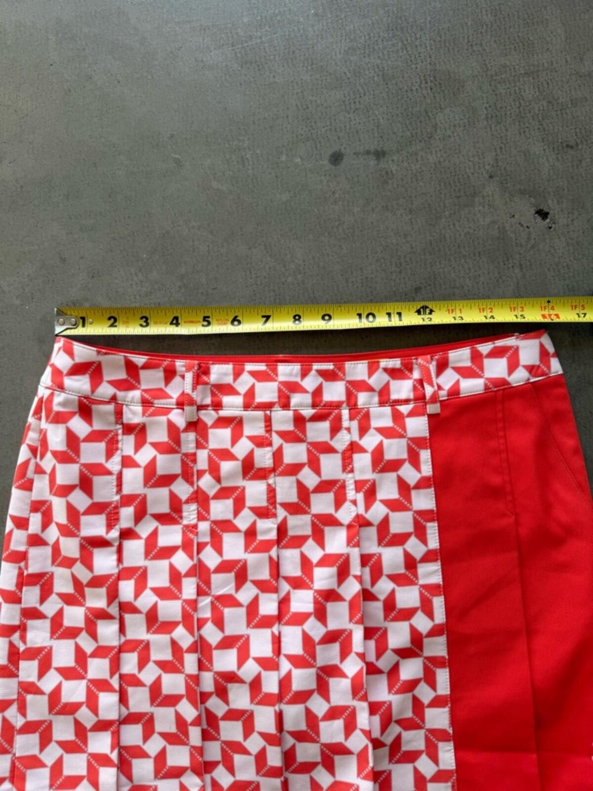 Other Benjefe / Golf Skort Pleated Geometric Size 32" / US 10 / IT 46 - 4 Thumbnail
