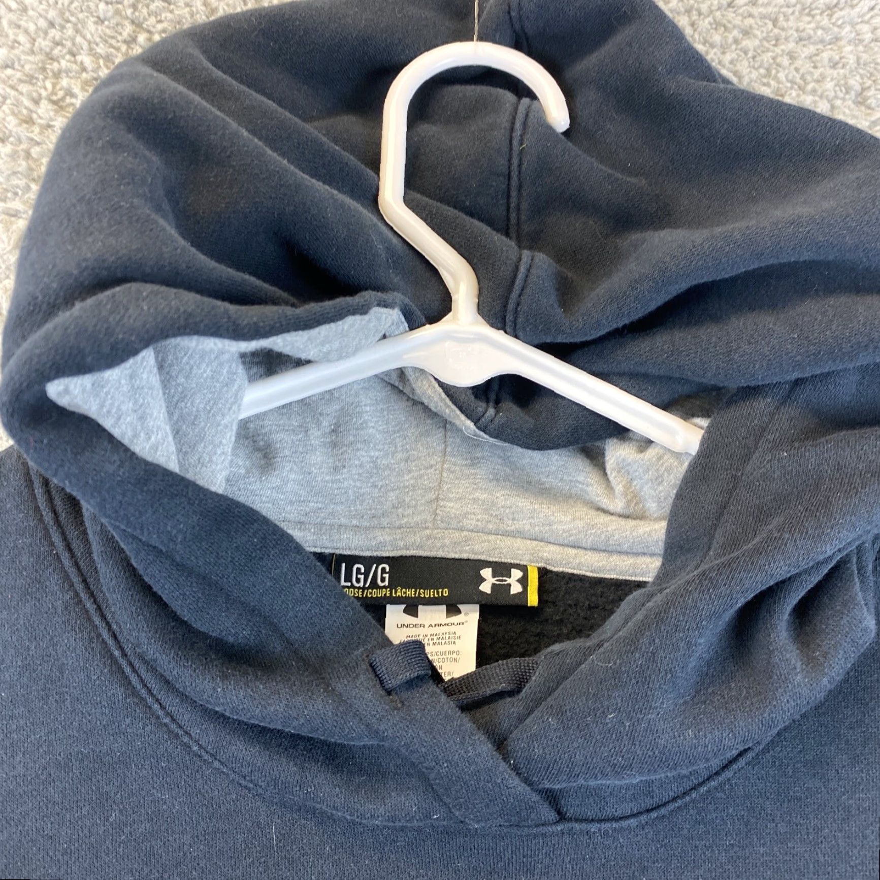 Under Armour Under Armour Women's UA Fleece Pullover Hoodie XL Black Windsor /85-53 Rival Modern Sportstyle Graphic Hoodie Size XL / US 12-14 / IT 48-50 - 5 Thumbnail