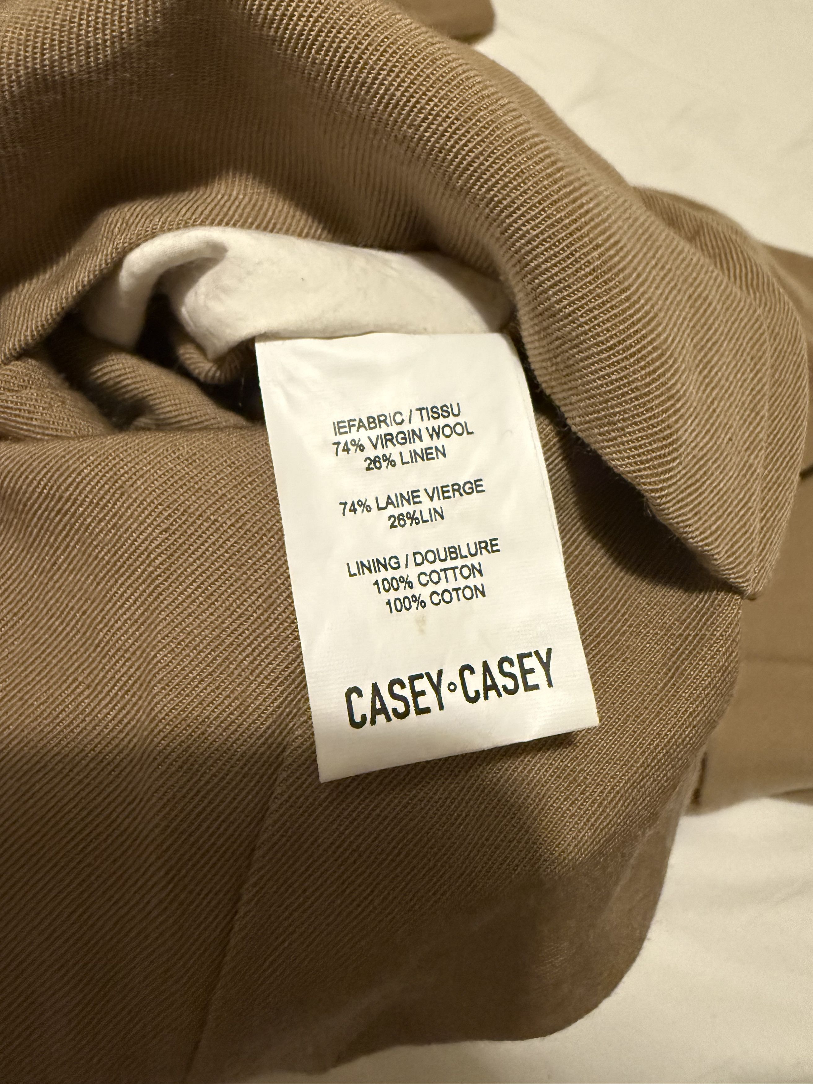 Casey Casey CASEY CASEY 15HV231 VESTE ROSE-WOOL/ LIN Size US M / EU 48-50 / 2 - 6 Thumbnail