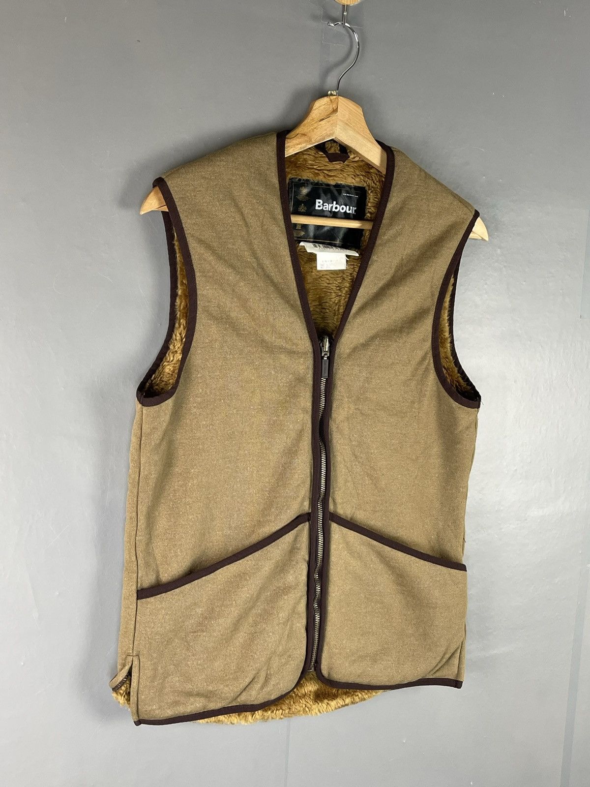 Barbour VINTAGE BARBOUR AW05 Warm Pile Lining Brown Vest Size US S / EU 44-46 / 1 - 2 Thumbnail