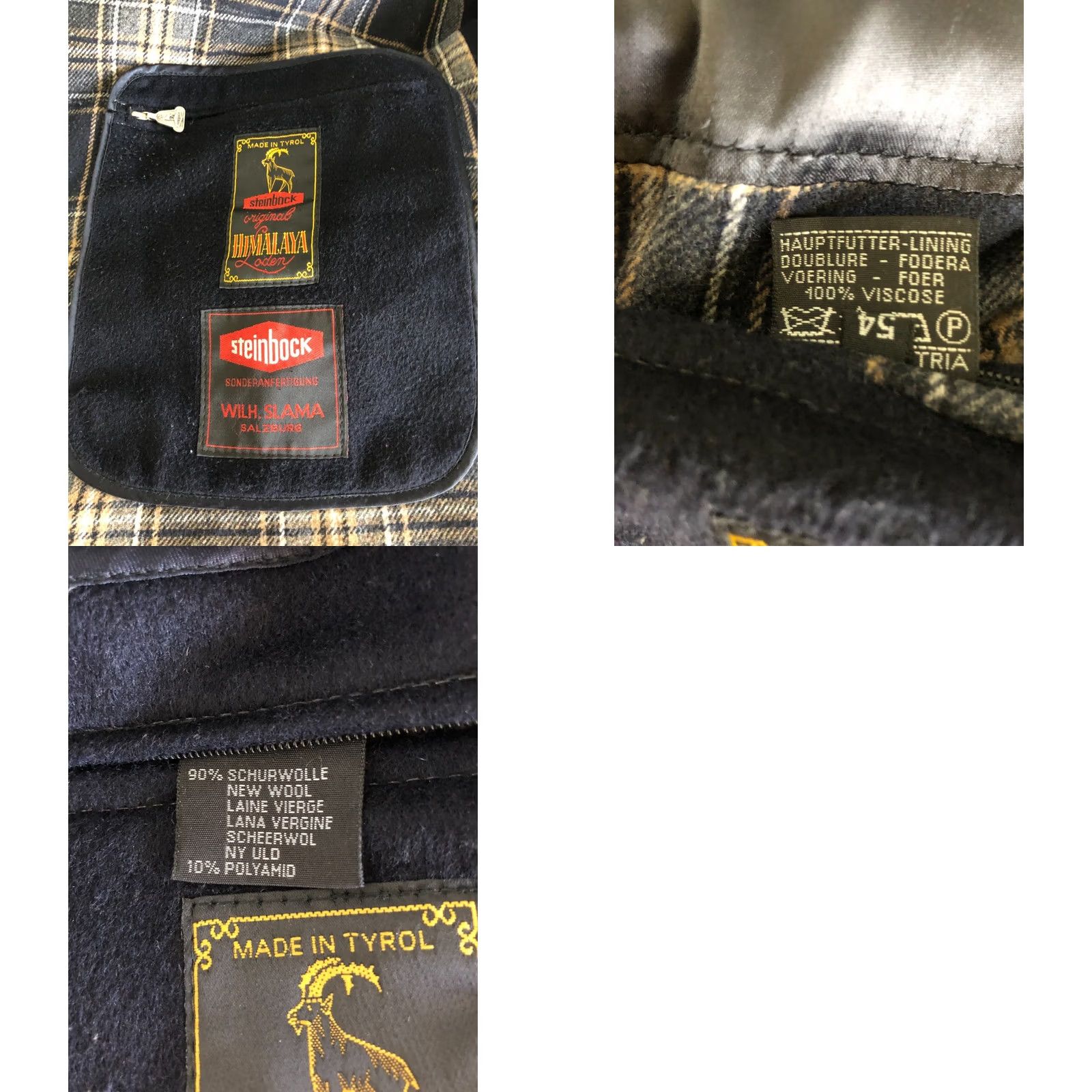 Vintage Steinbock Coat Mens Loden EU 54 Dark Blue Wool Blend Overcoat Long Wool Blend Solid Blue Men’s Regular Size 54 Austria Brand Steinbock Size US L / EU 52-54 / 3 - 9 Thumbnail