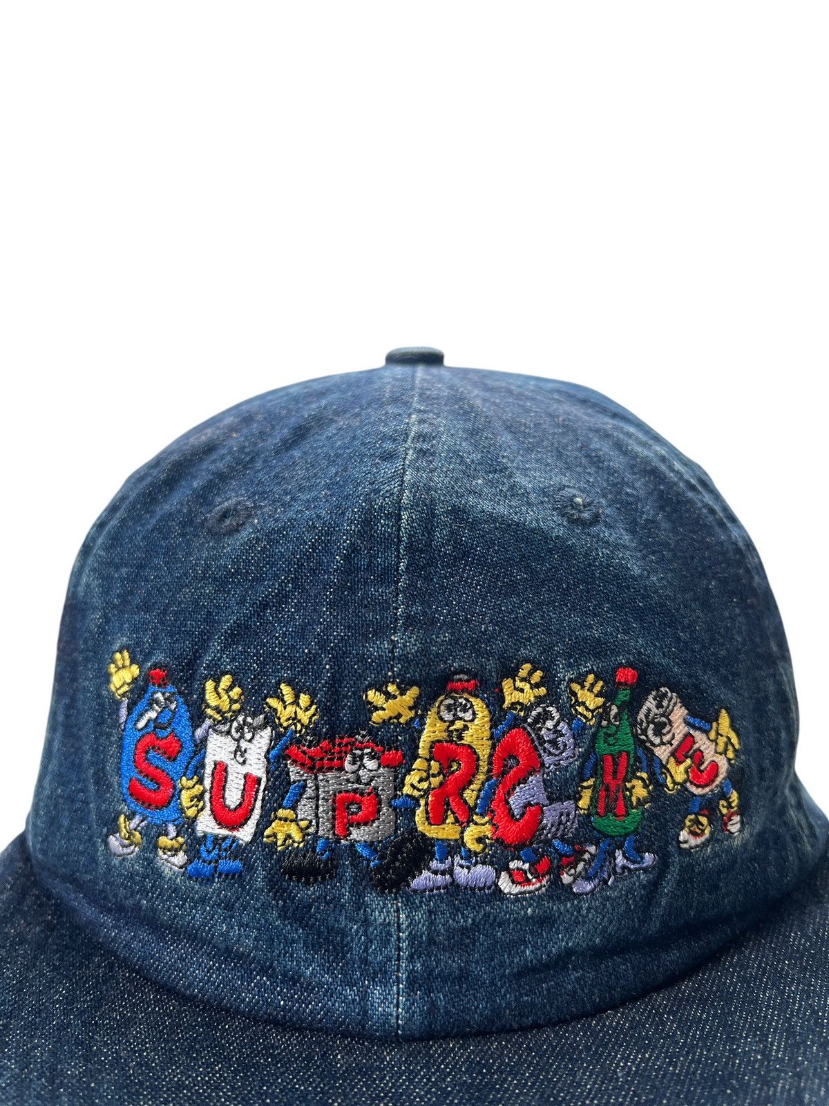 Supreme Supreme SS18 ‘Friends” Denim 6 Penal Cap Size ONE SIZE - 6 Thumbnail