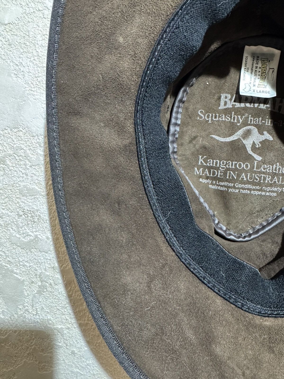 Vintage BarmahHats Vintage Kangaroo Leather Hat Size ONE SIZE - 10 Thumbnail
