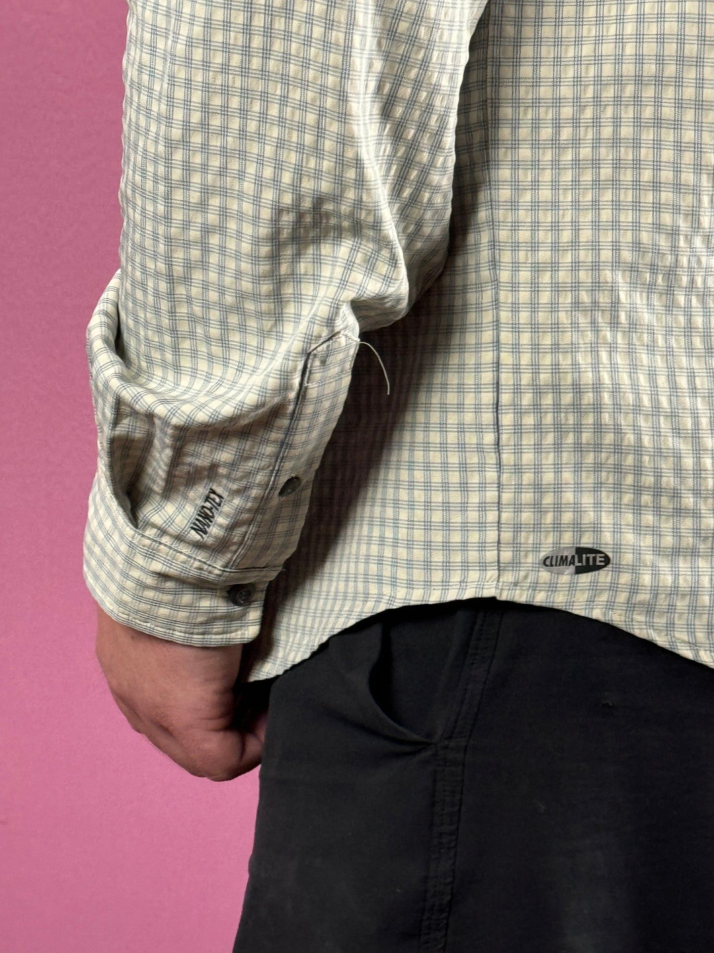 Adidas × Vintage Adidas NANO-TEX Vintage Men's Trekking Check Shirt - XXL Size US XXL / EU 58 / 5 - 6 Thumbnail