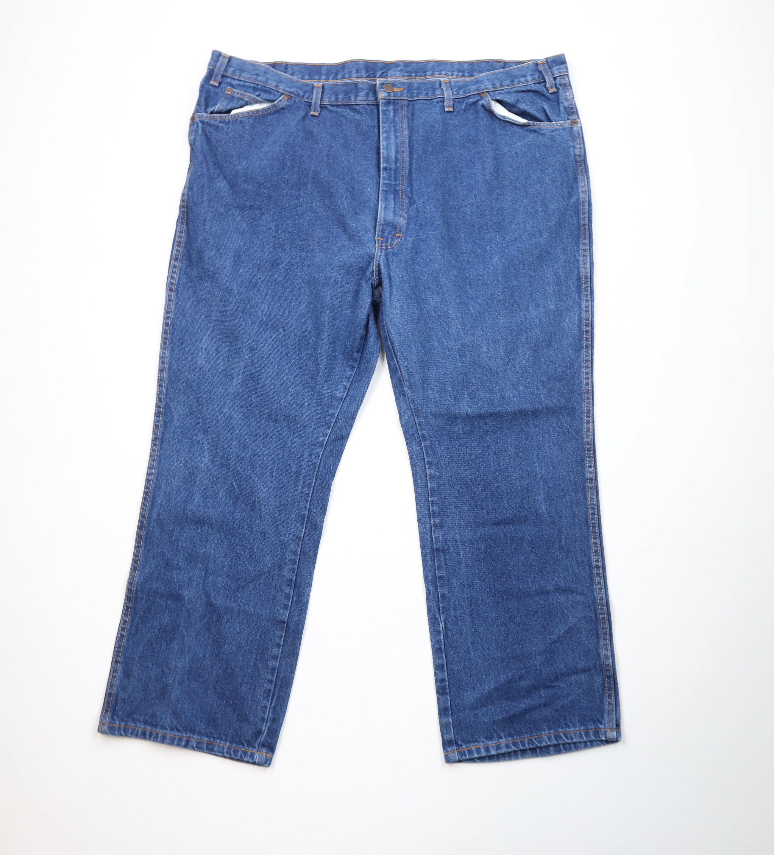 Dickies Vintage Y2K Dickies Spell Out Wide Leg Dungaree Denim Jeans Size US 44 / EU 60 - 1 Thumbnail