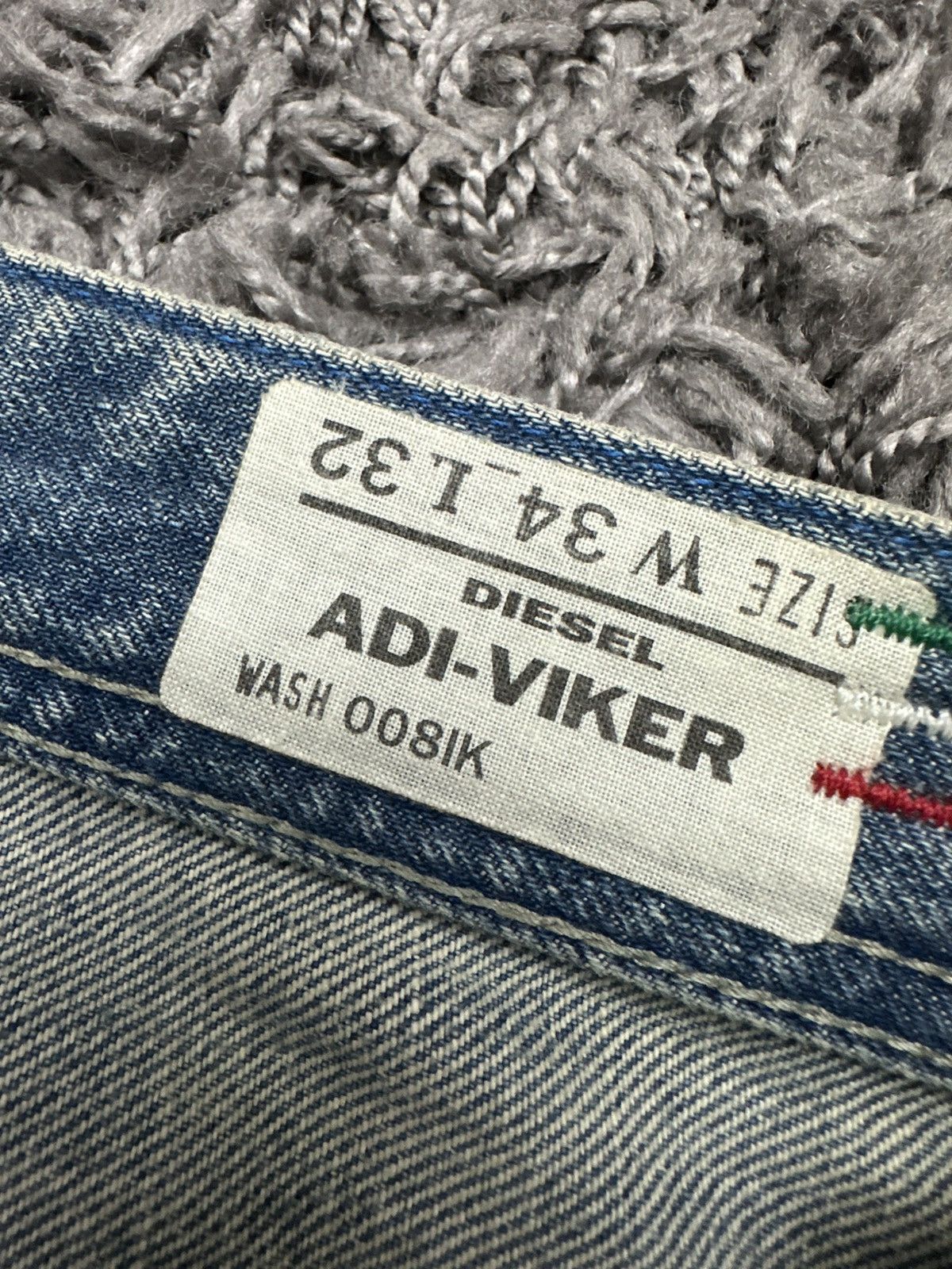 Diesel Diesel x Adidas Vintage Denim Jeans Rare Japan Style Size US 34 / EU 50 - 4 Thumbnail