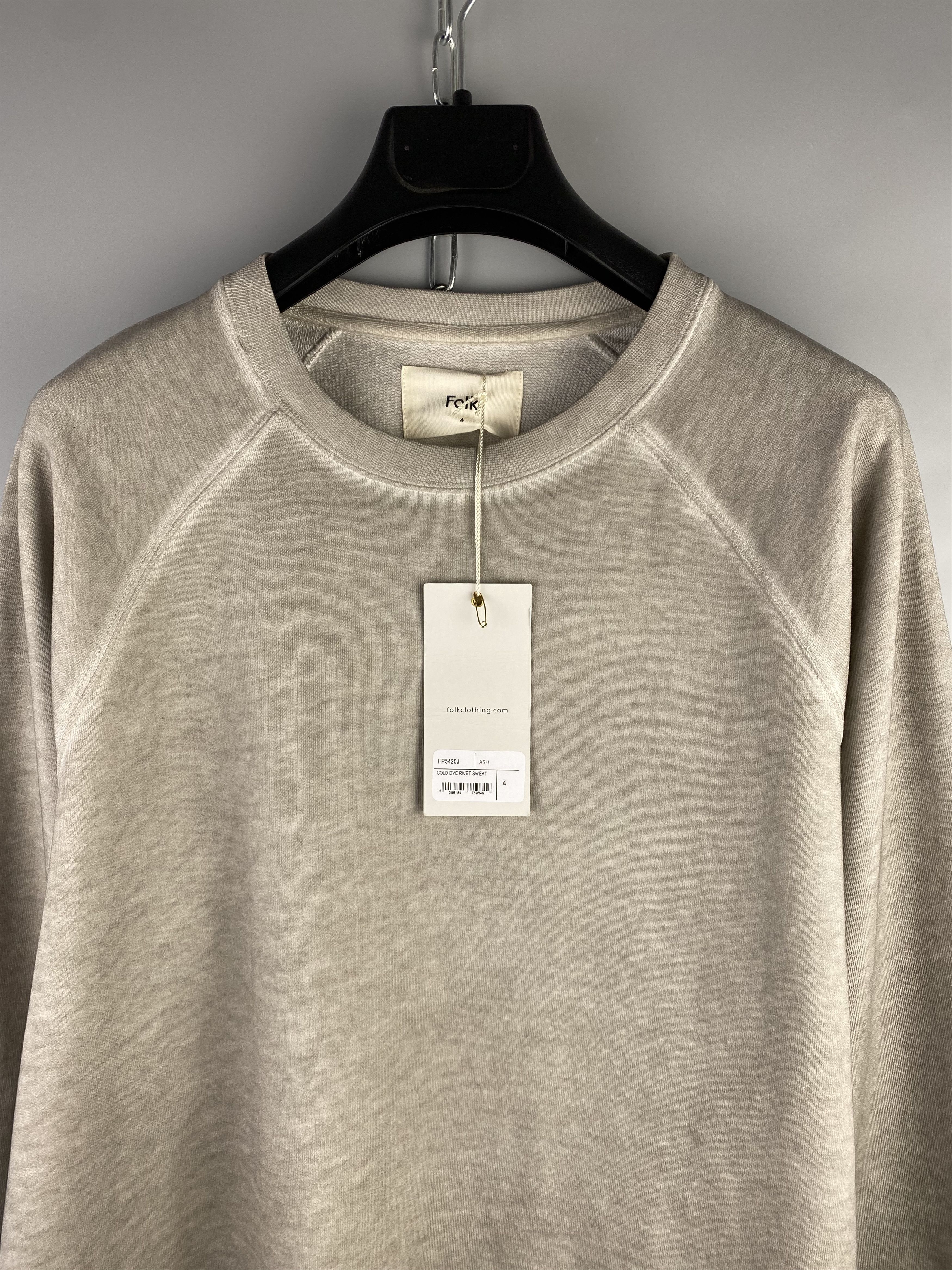 Folk NEW Folk Garment Dye Crew Sweatshirt Jumper Size US L / EU 52-54 / 3 - 3 Thumbnail