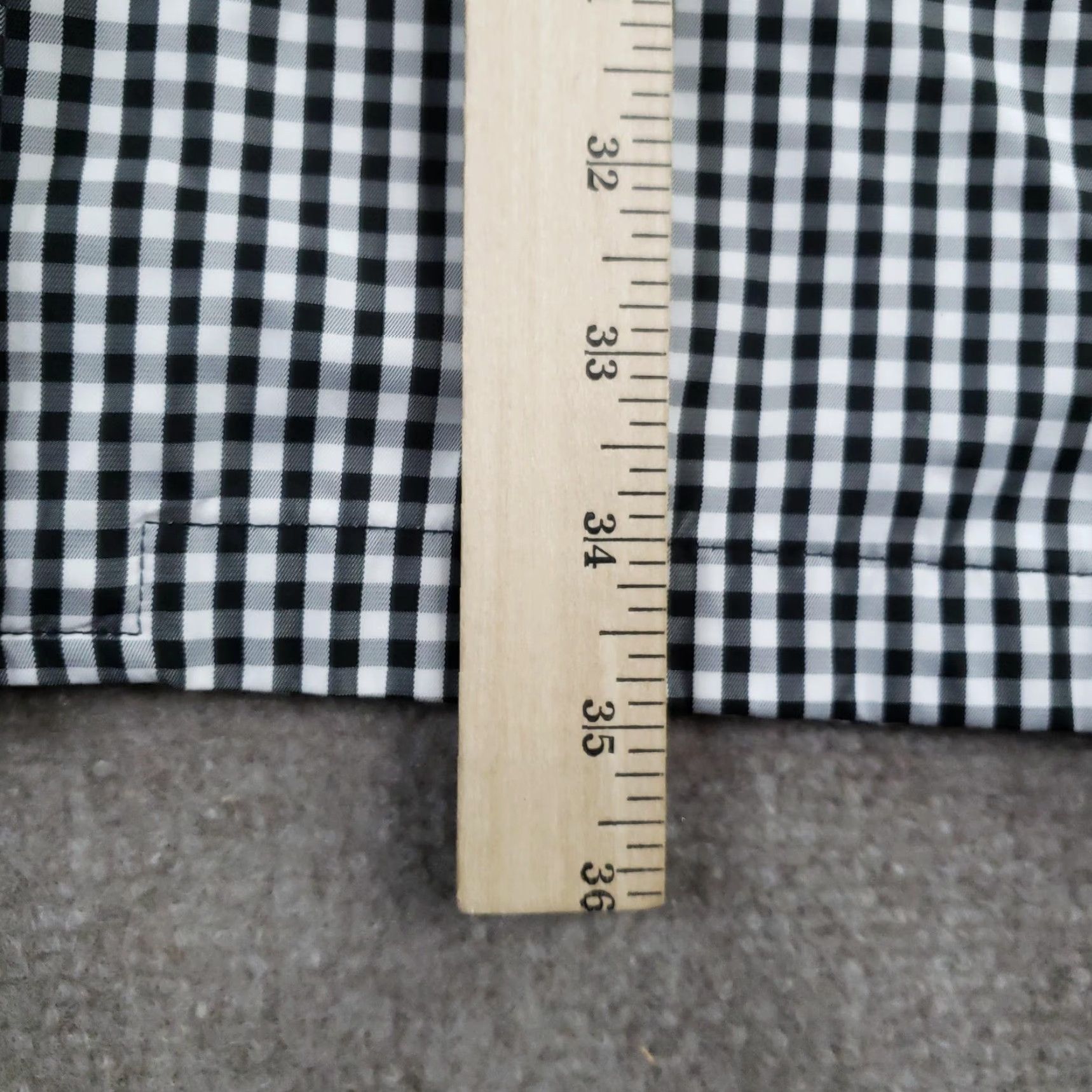 Ralph Lauren Lauren Ralph Lauren Coat Womens 12 Black Gingham Plaid Double Breasted Belted Trench Mid-Length Pockets Lined Button Buckle Check Pattern Size XL / US 12-14 / IT 48-50 - 4 Thumbnail