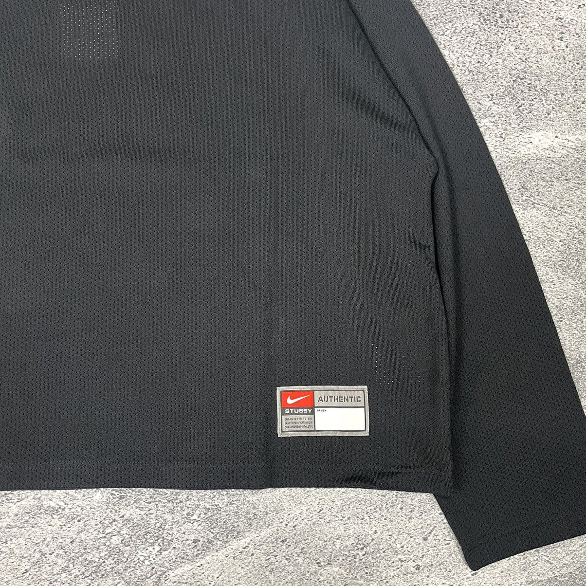 Nike × Stussy NIKE X STUSSY LONG SLEEVE MESH JERSEY BLACK Size US XL / EU 56 / 4 - 6 Thumbnail
