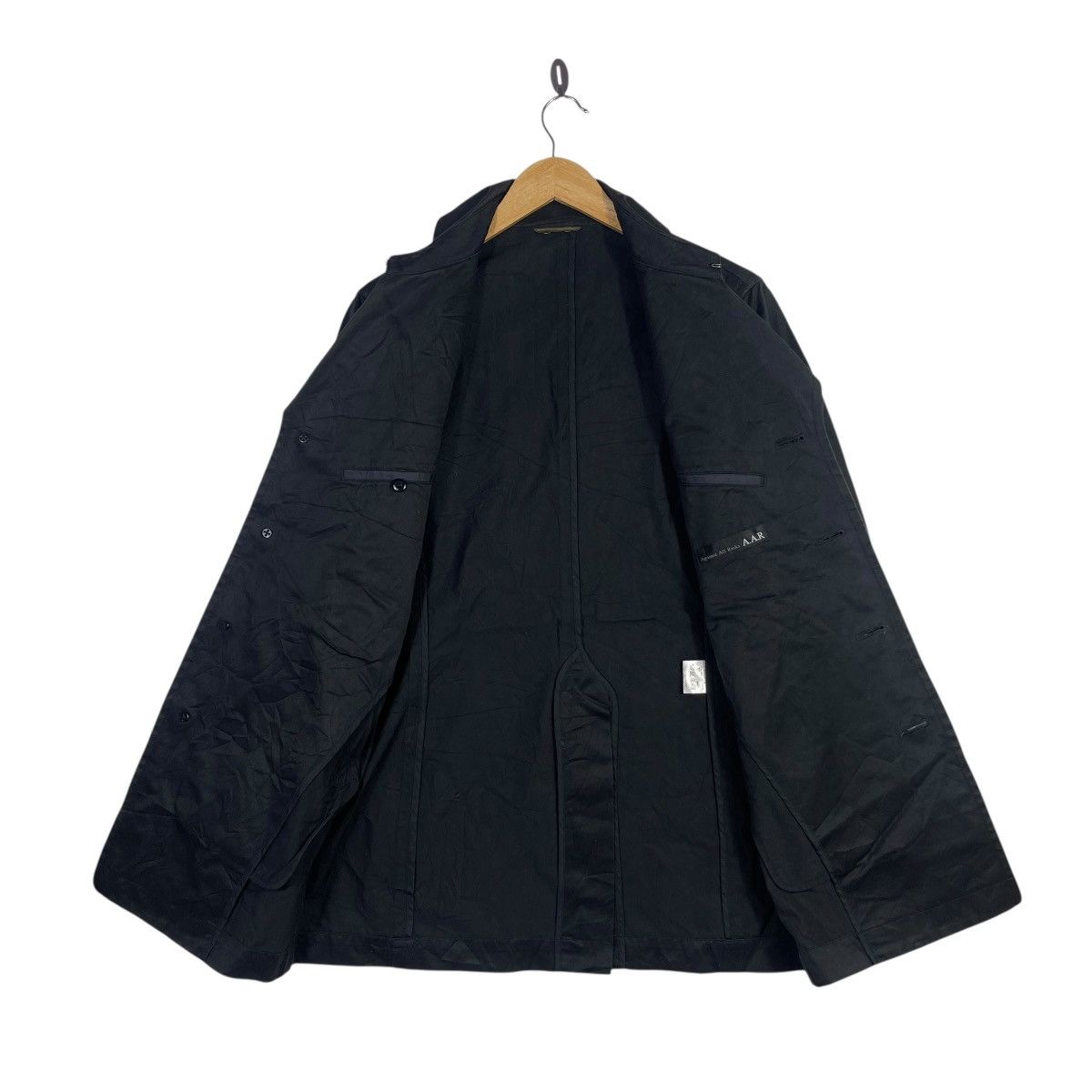 Vintage A.A.R Against All Risks Black Coat Minimal Designer Size US M / EU 48-50 / 2 - 5 Thumbnail