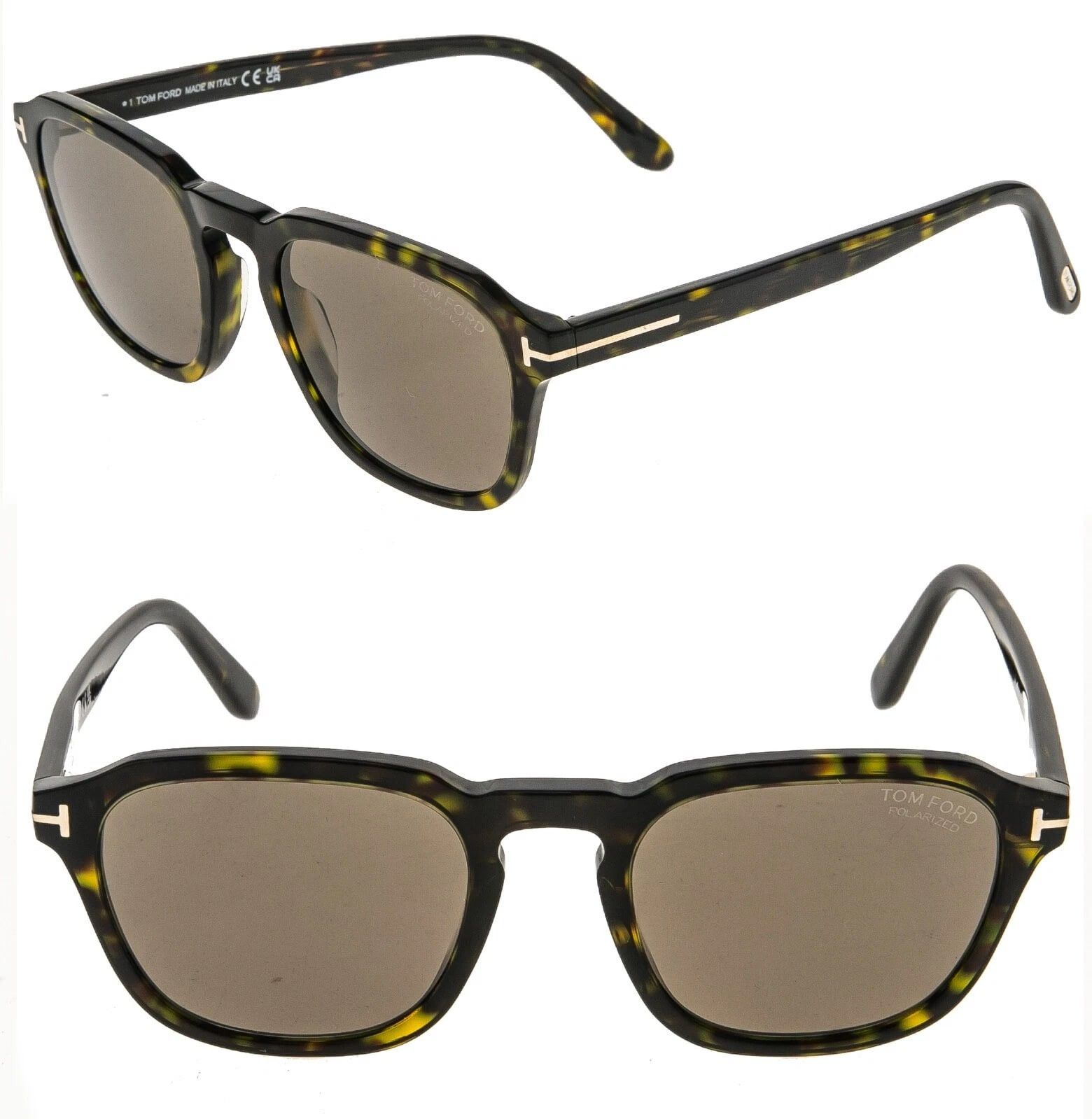 Tom Ford TOM FORD AVERY FT0931 52H Brown POLARIZED Sunglasses 931 Size ONE SIZE - 1 Thumbnail