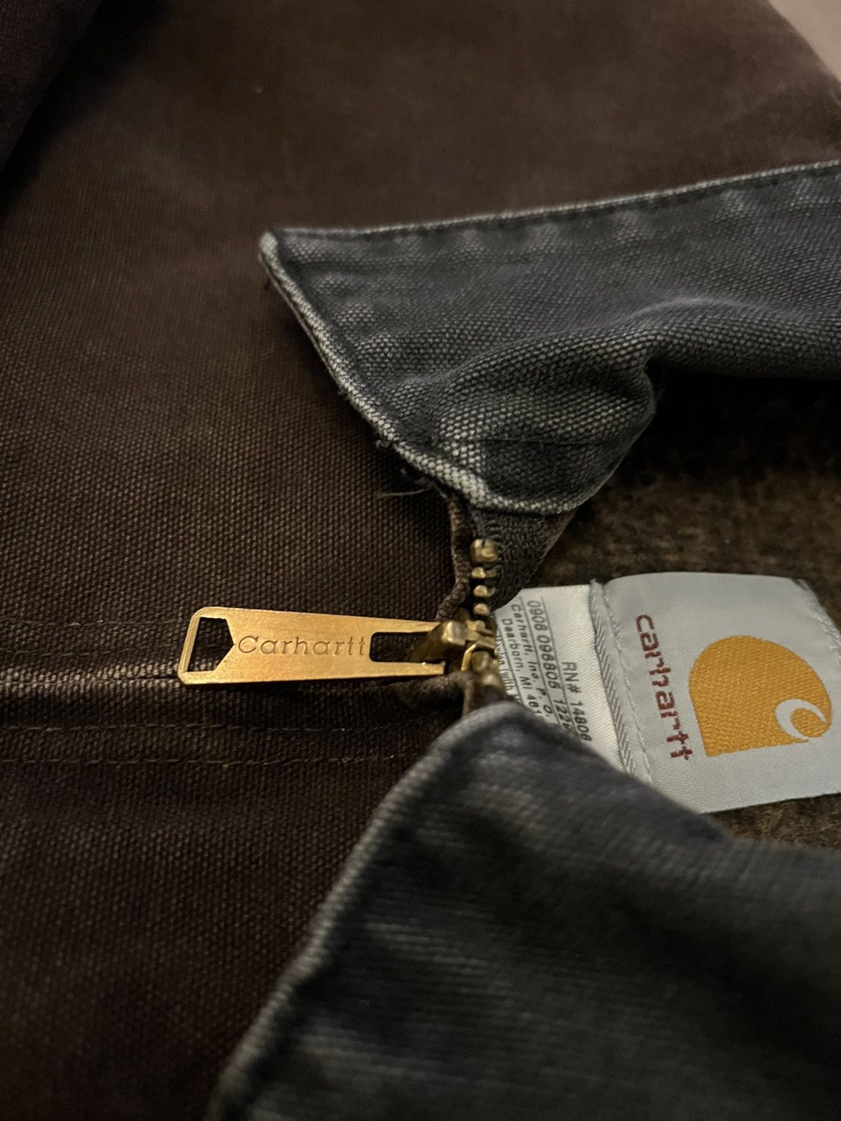 Carhartt Vintage Carhartt J97 DKB Detroit Jacket Size Large Excellent Size US L / EU 52-54 / 3 - 10 Thumbnail