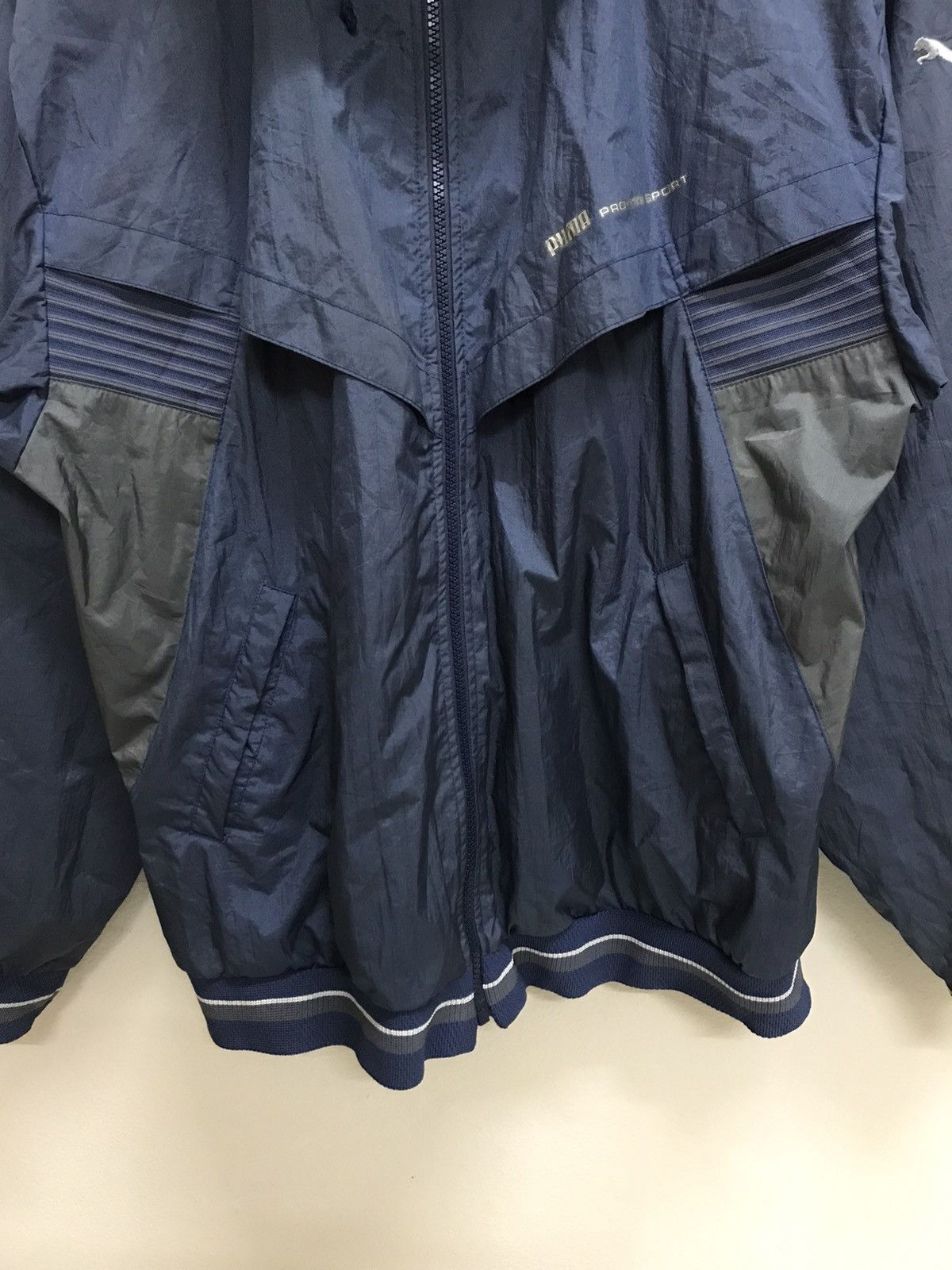 Puma × Vintage Vintage Puma Pro-Tech Sport Windbreaker Jacket Hoodie Size US L / EU 52-54 / 3 - 6 Thumbnail