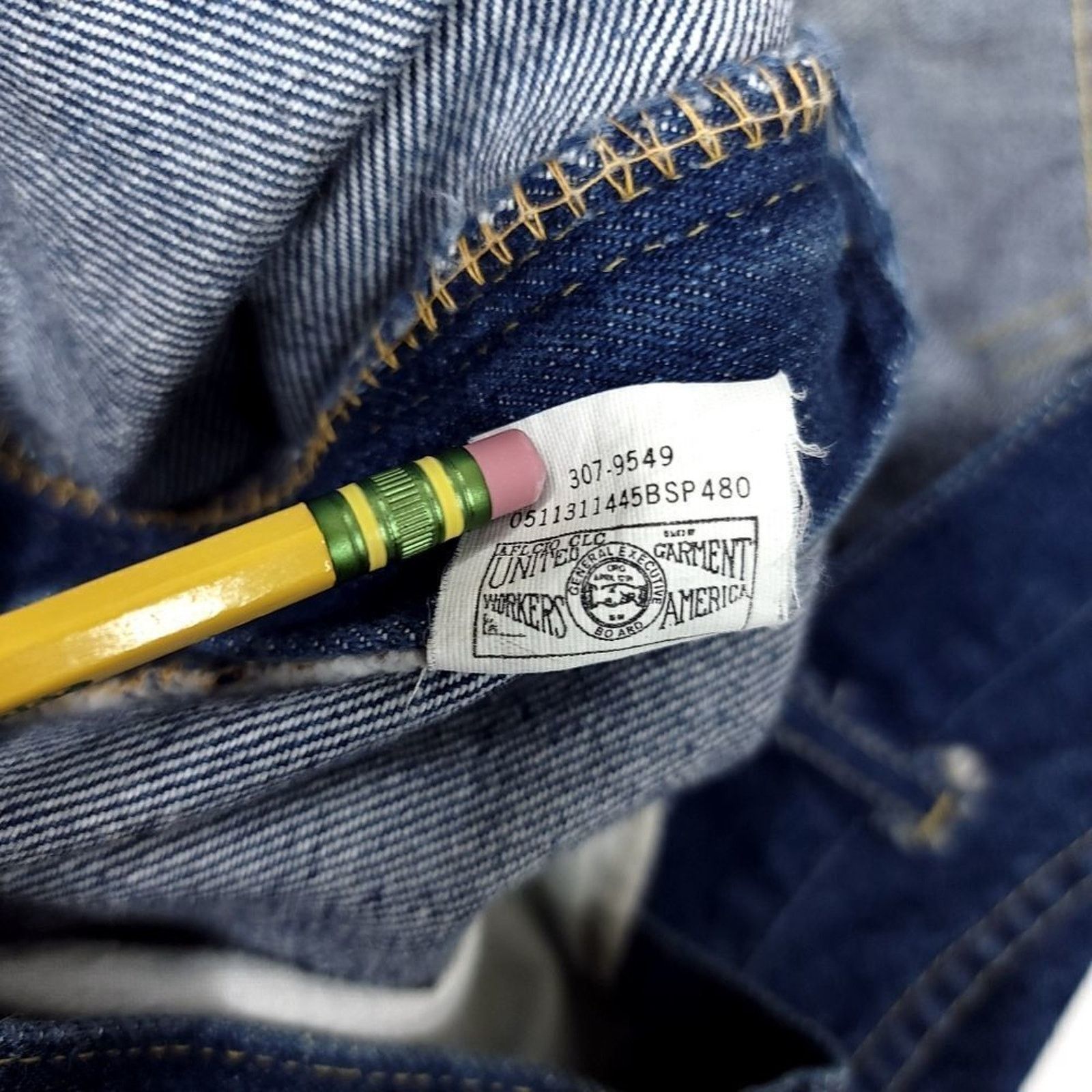 Lee Vintage Lee Riders Jeans Union USA Made Mens 40x31 Straight Size US 40 / EU 56 - 3 Thumbnail
