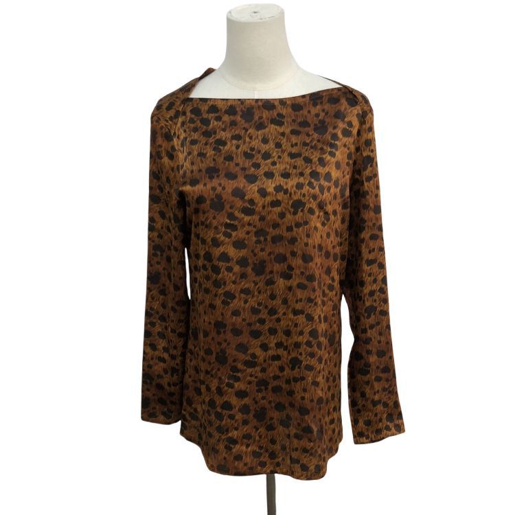 Saint Laurent Paris Saint Laurent Leopard Print Blouse Size 36 Size XS / US 0-2 / IT 36-38 - 1 Thumbnail
