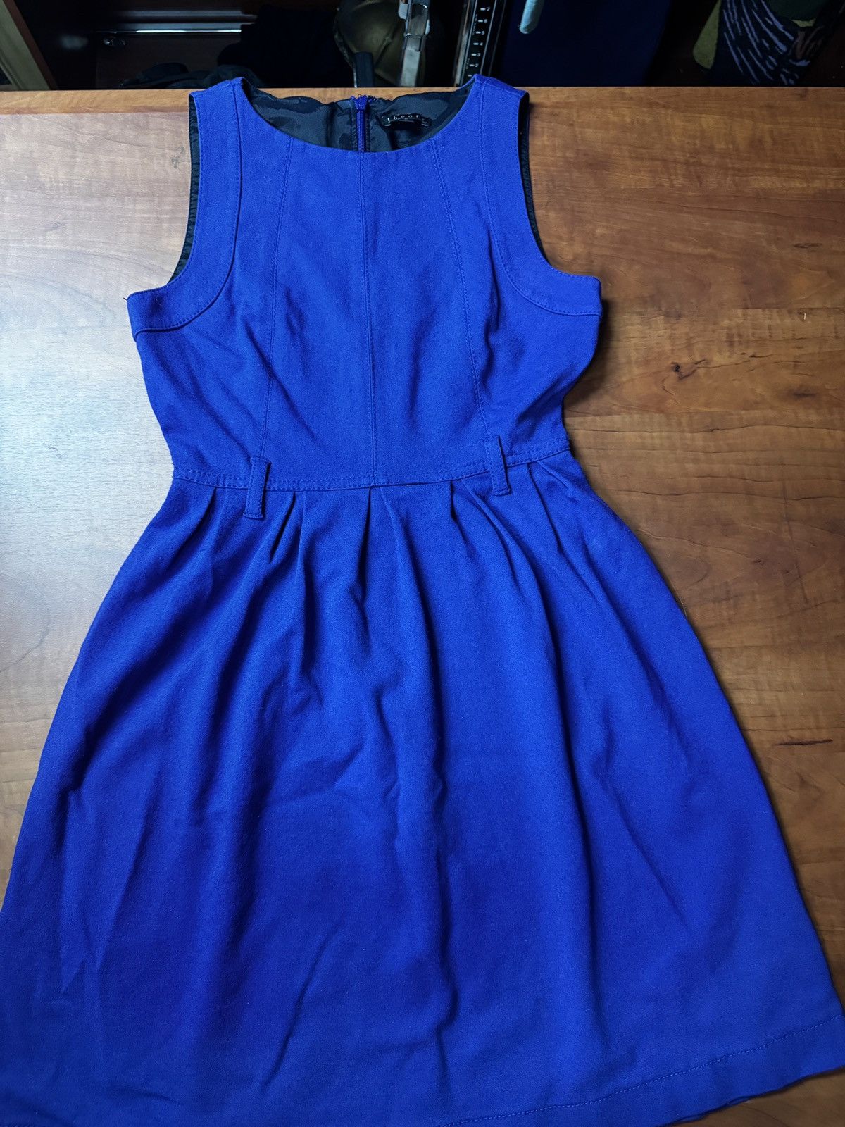 Theory Theory Royal Blue Structured Fit & Flare Dress — Size 2 Size XS / US 0-2 / IT 36-38 - 1 Thumbnail
