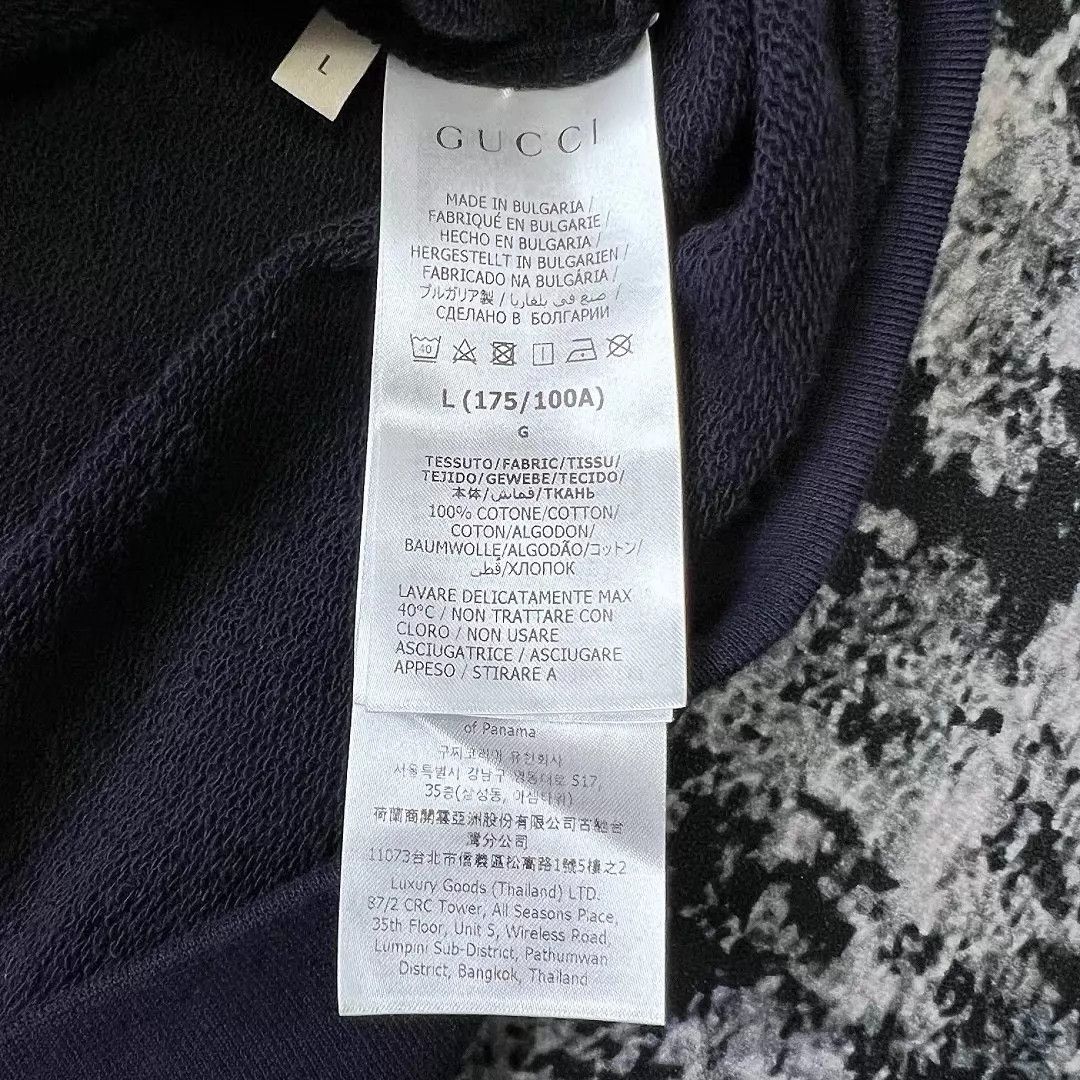 Gucci GUCCI 1976 GG Web Navy Slouchy L Jacket Size US L / EU 52-54 / 3 - 4 Thumbnail