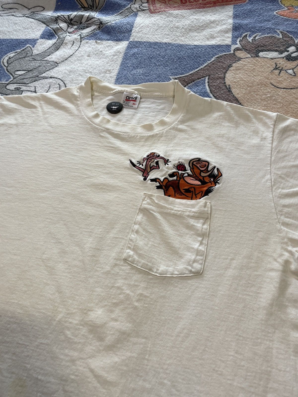 Disney Vintage lion king pumbaa and Timon tee Size US XL / EU 56 / 4 - 2 Thumbnail
