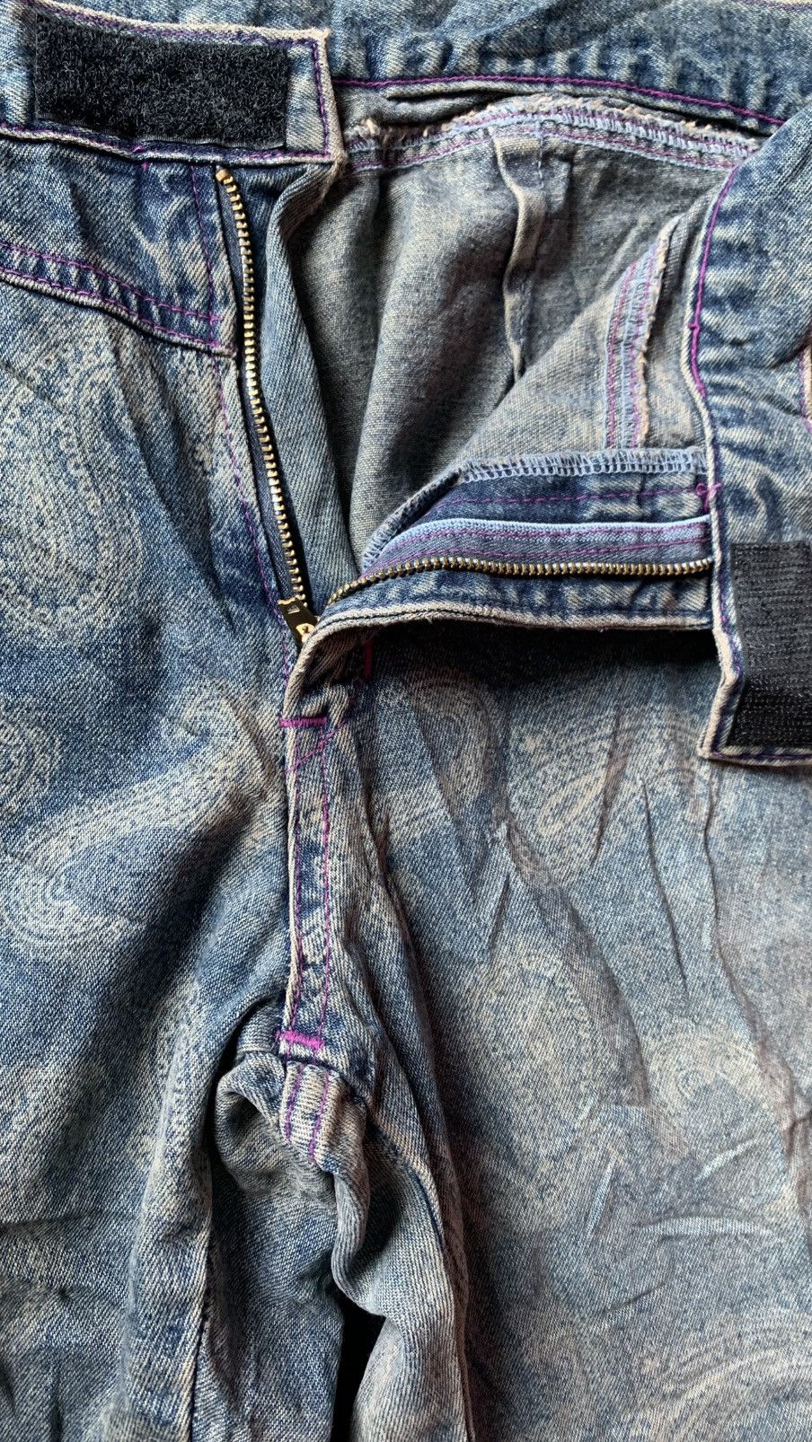 Japanese Brand VINTAGE Japan Nuve Bushpant flare denim Size 26" / US 2 / IT 38 - 6 Thumbnail