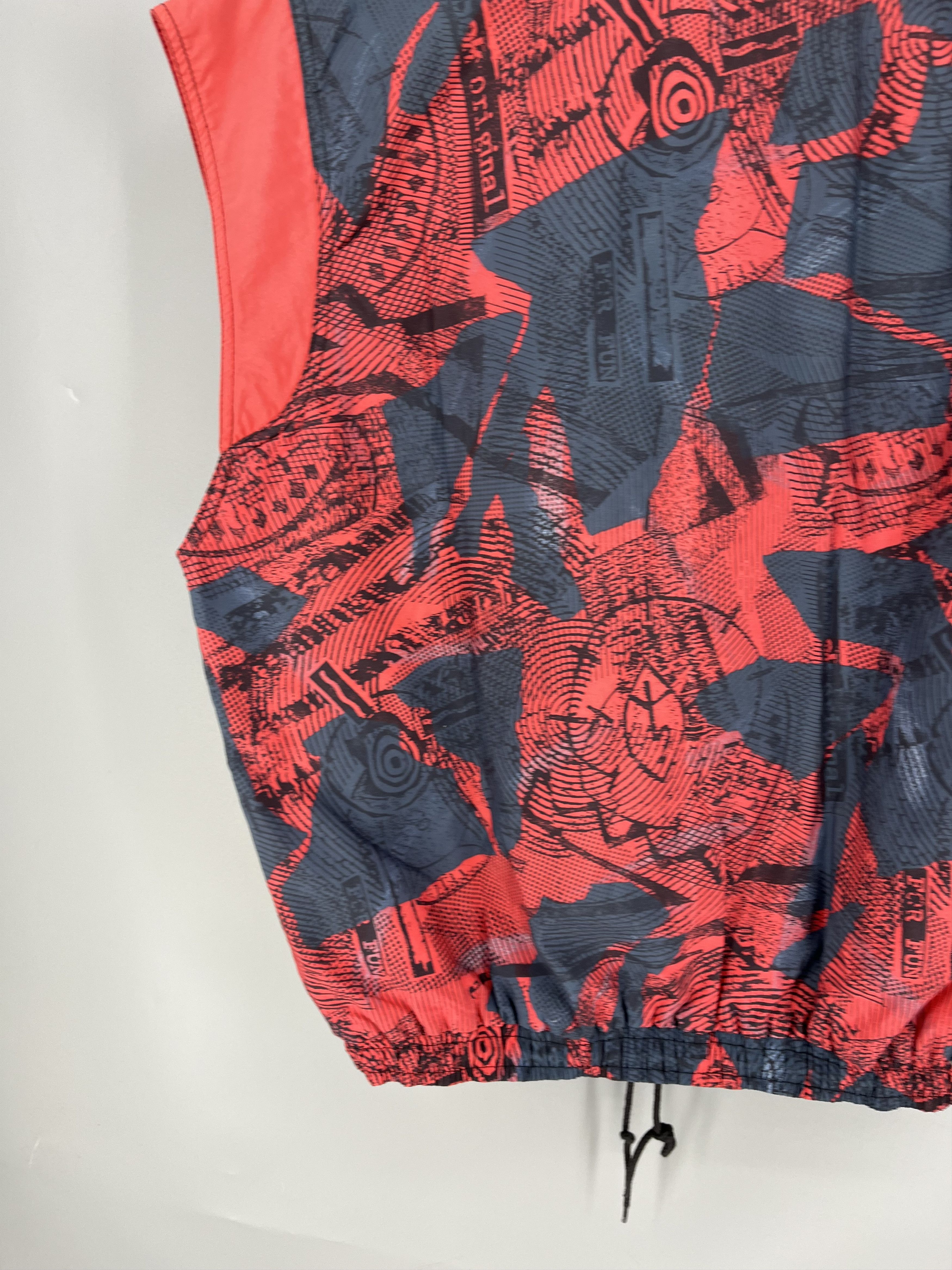 Reebok Vintage 90s Reebok Vest Mens M Neon Graphic Print Full Zip Size US M / EU 48-50 / 2 - 13 Thumbnail