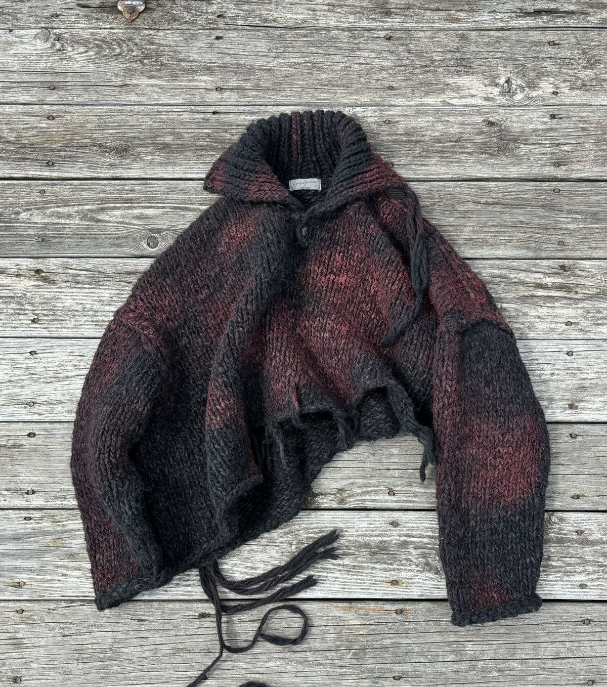 Yohji Yamamoto YYPH 20AW Asakura Paint Knit | Grailed