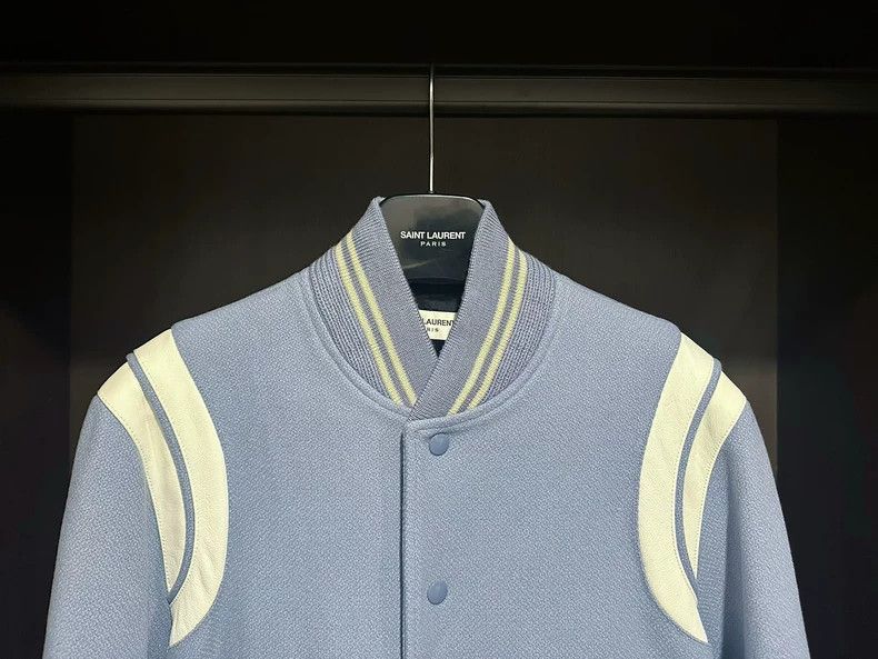 Yves Saint Laurent Saint LaruentClassic Blue Teddy jacket 2502-Nextarrow Size US S / EU 44-46 / 1 - 2 Thumbnail