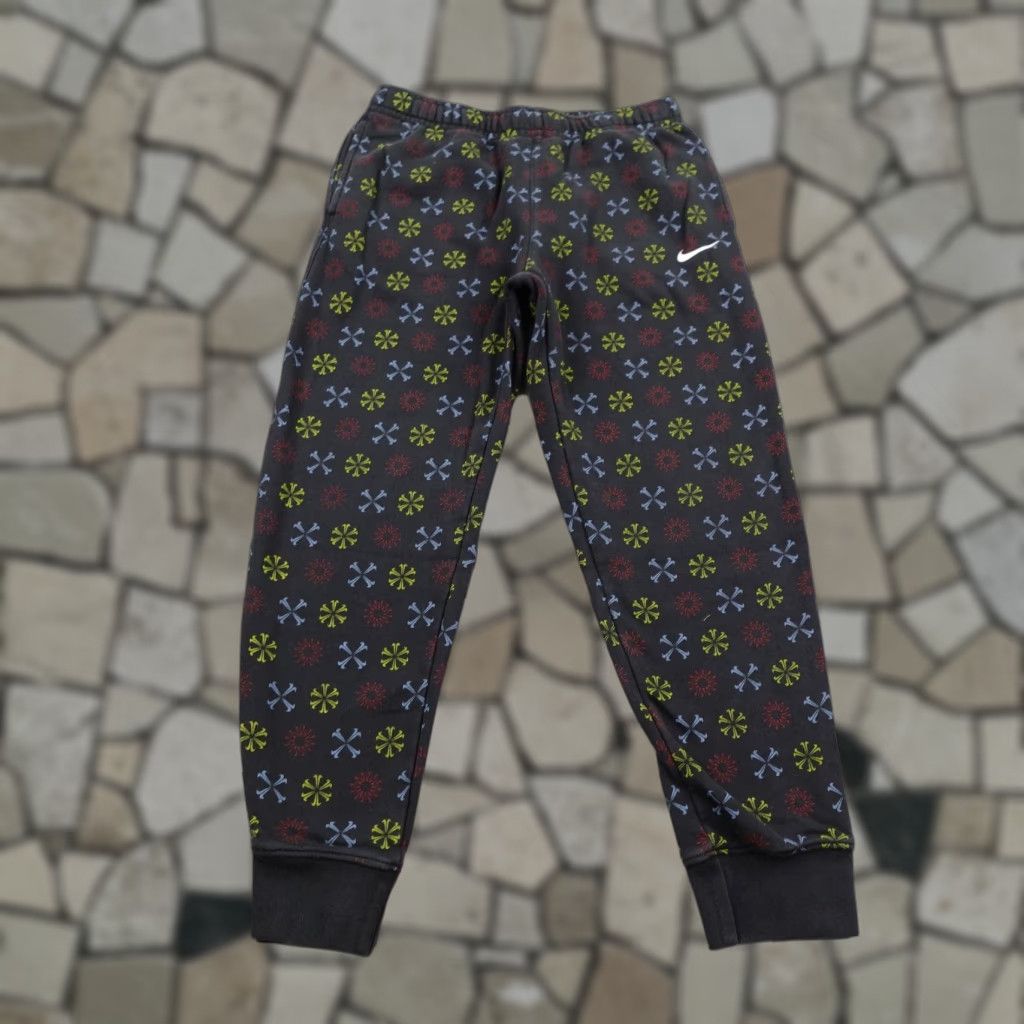 Nike Nike Pants Mens Medium Black Club Fleece Monogram Joggers Sweats Sweatpants Gym Size US 31 - 1 Thumbnail