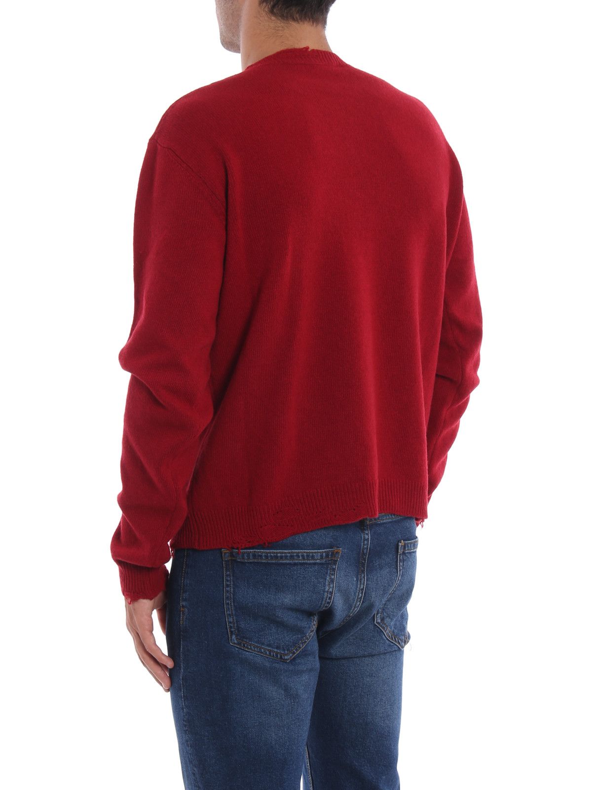 o1y0125 Crewneck Sweater in Red
