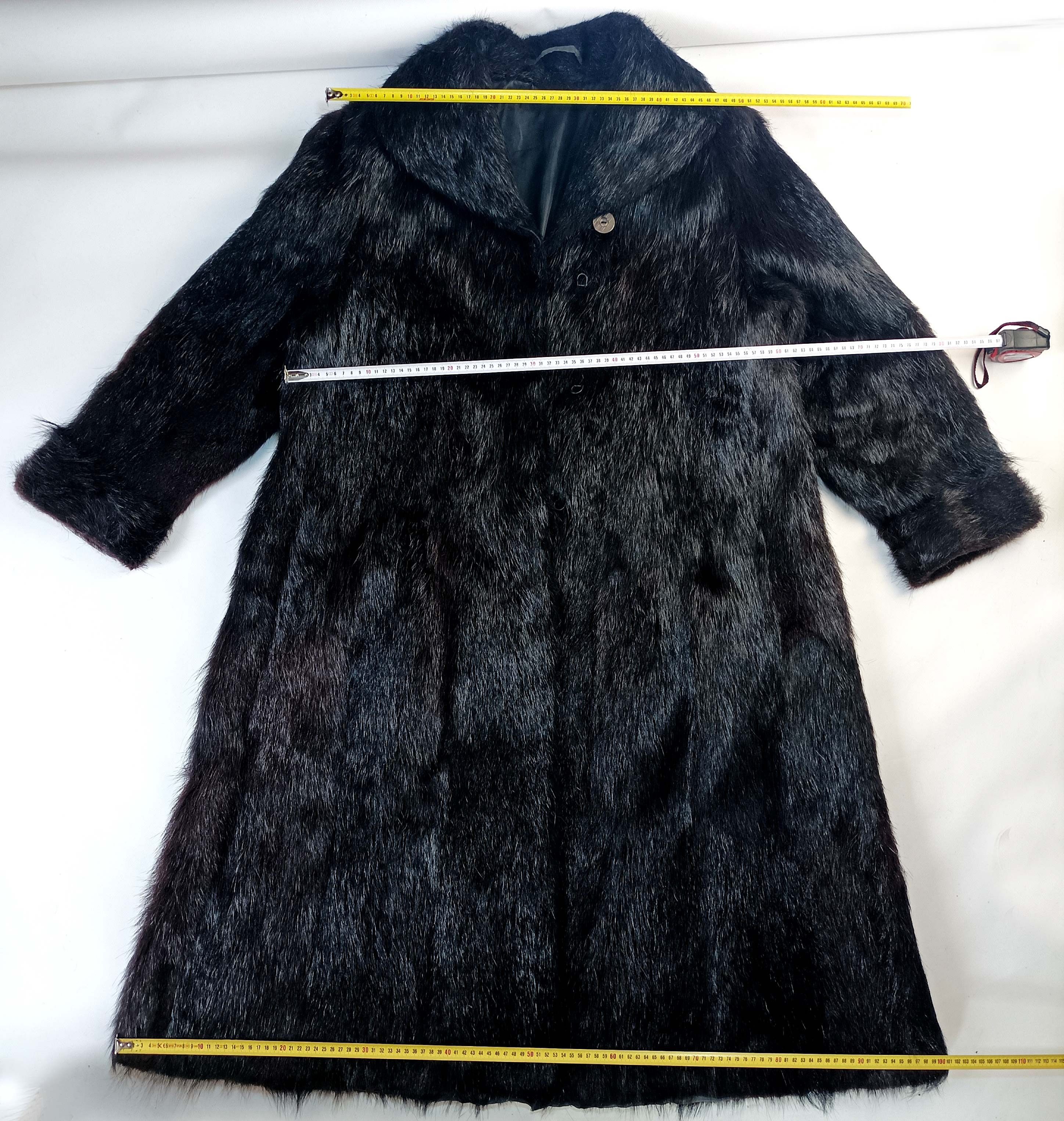 Other Vintage KESKA Genuine Nutria Fur Long Coat - Size XL/XXL Size XL / US 12-14 / IT 48-50 - 4 Thumbnail