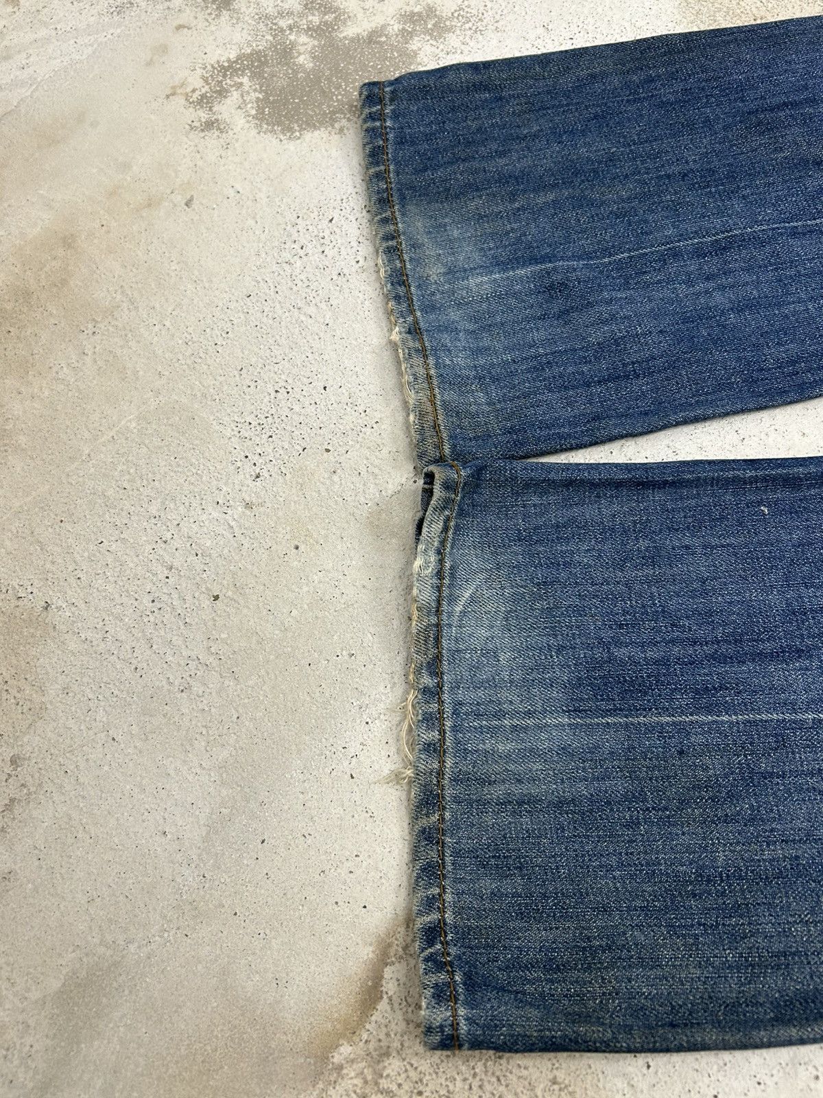 Japanese Brand × Le Grande Bleu (L.G.B.) Man Seven of Kind USA Made Washed Blue Embellishment Pocket Size US 29 - 10 Thumbnail