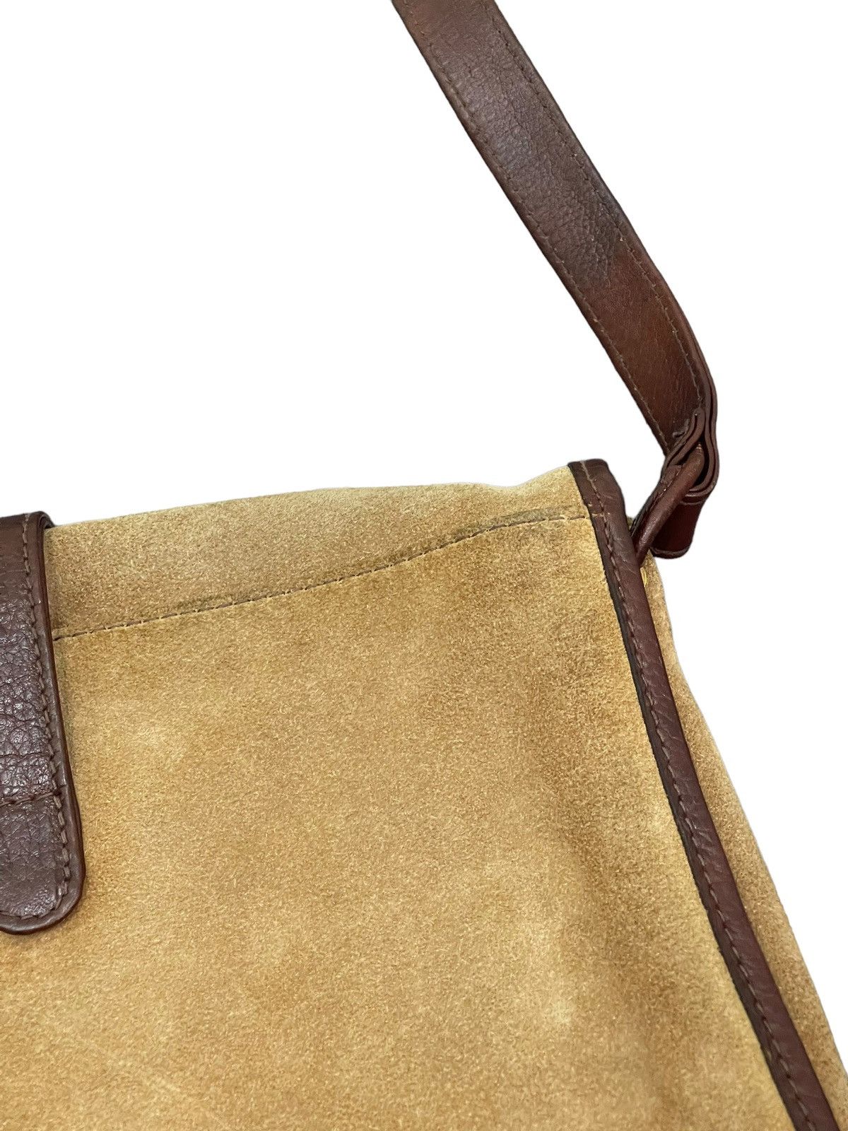 Valentino Full Leather Suede Valentino Italy Cross Body Bag 3🟩 Size ONE SIZE - 16 Thumbnail