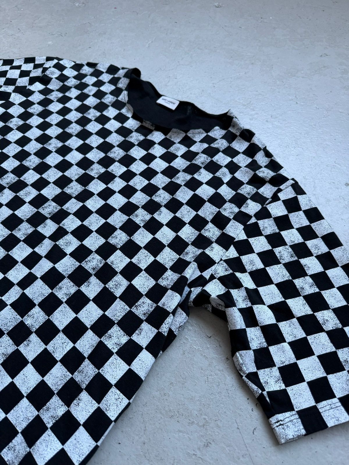 Saint Laurent Paris Saint Laurent Paris 2021 Checkerboard Shirt Size US S / EU 44-46 / 1 - 2 Thumbnail