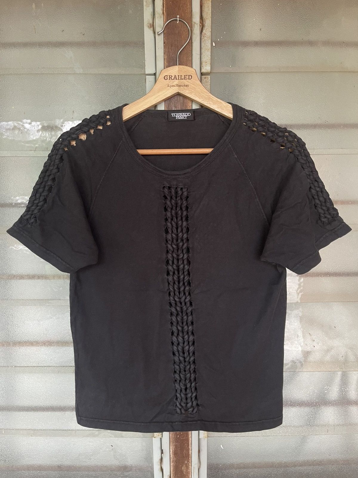 Tornado Mart Tornado Mart t-shirt with crochet-style shirt tee Size US M / EU 48-50 / 2 - 1 Thumbnail