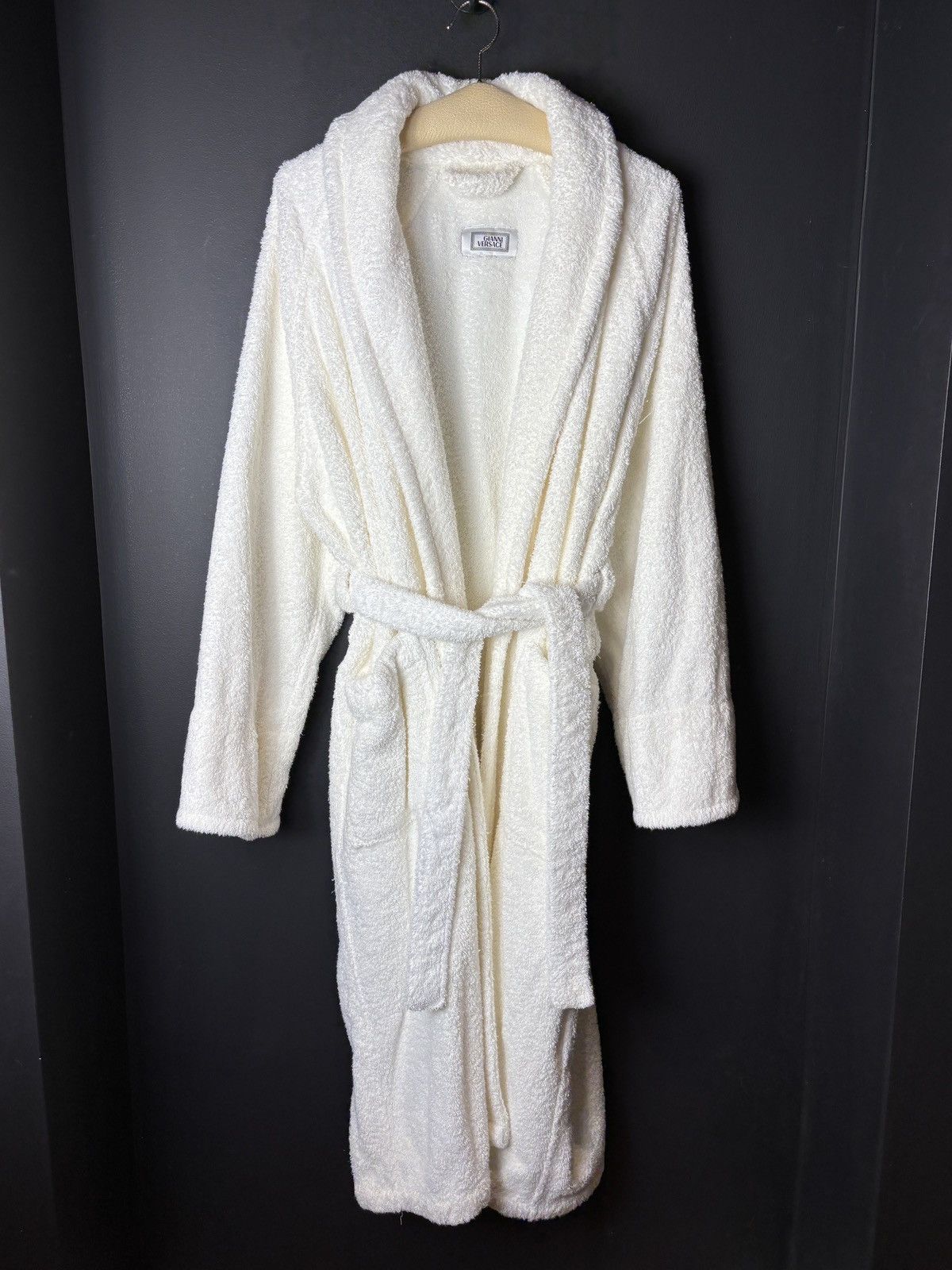 Vintage Vintage Bath Robe Gianni Versace Style Terry Cloth Y2K Belt Size US M / EU 48-50 / 2 - 1 Thumbnail