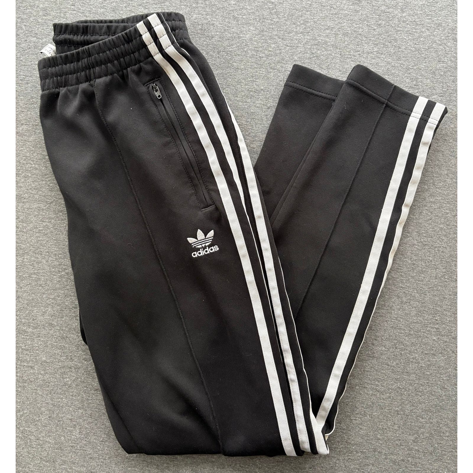 Adidas adidas | Classic Striped Track Pants w/ Zipper Pockets | XS Size 28" / US 6 / IT 42 - 1 Thumbnail