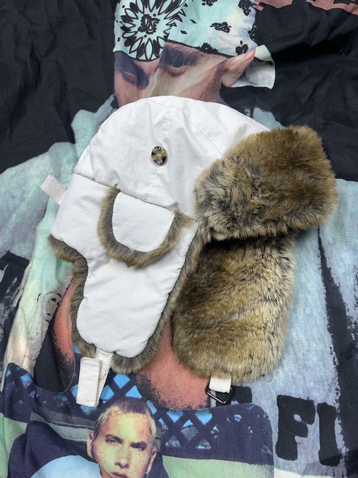 Vintage Barts Aviator Faux Fur Trapper Hat Ushanka Fuzzy y2k Size ONE SIZE - 4 Thumbnail