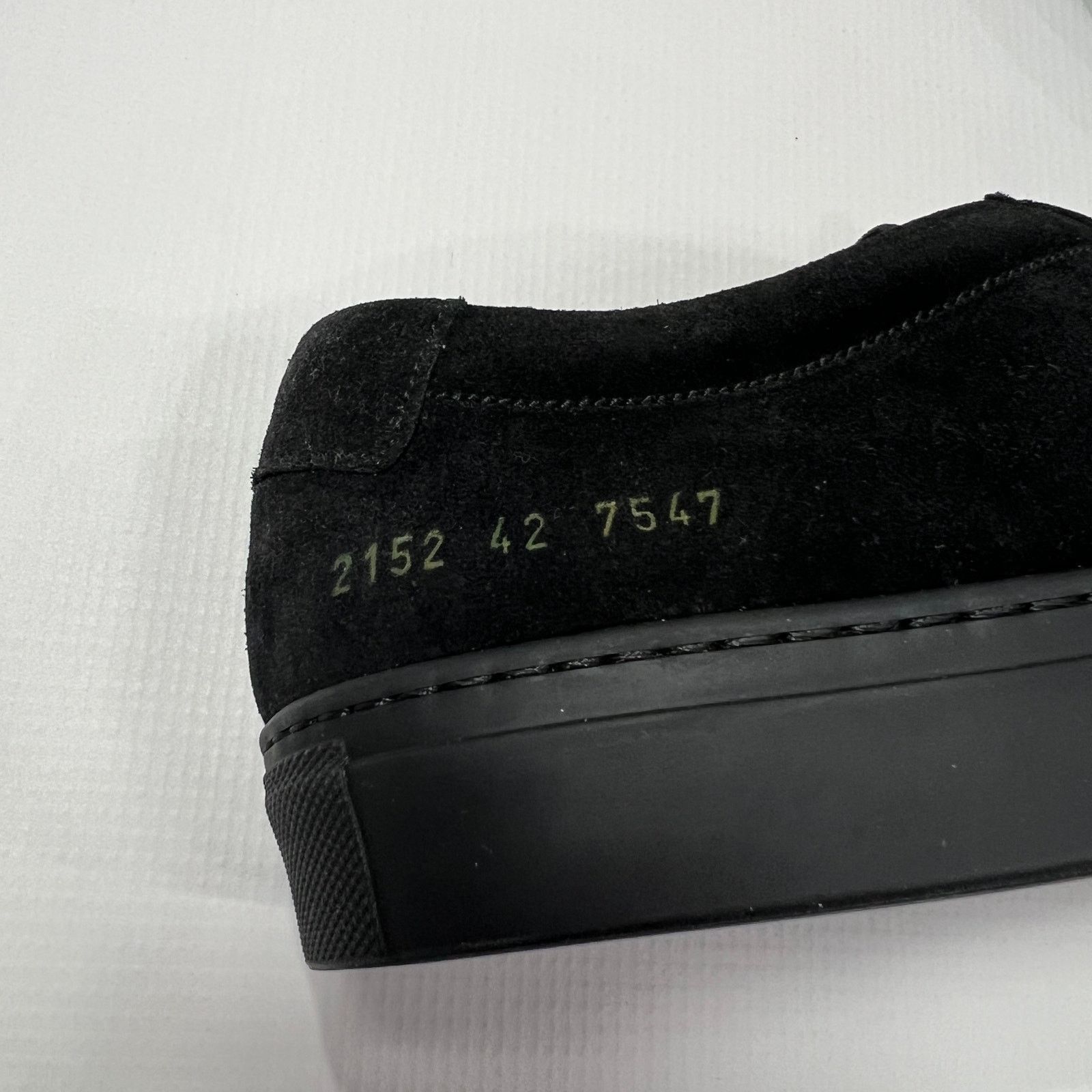 Common Projects Common Projects Achilles Low Black Suede Sneakers EU42 Size US 9 / EU 42 - 5 Thumbnail