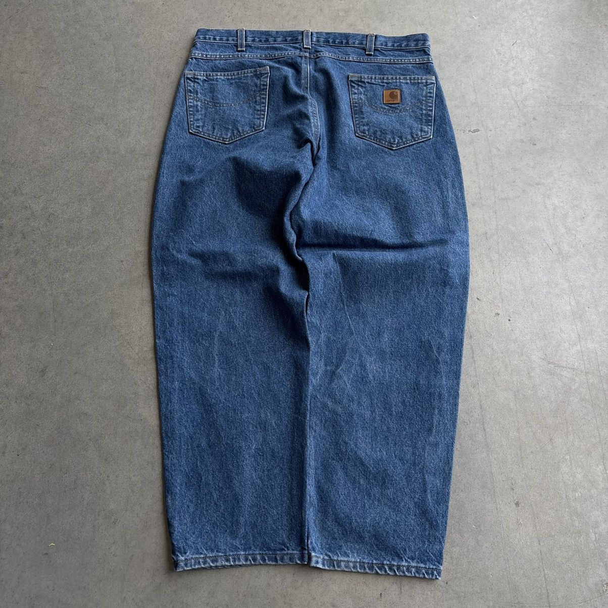 Carhartt × Vintage Vintage Carhartt Denim Jeans Baggy Skater Pants 38x28 Size US 38 / EU 54 - 2 Thumbnail