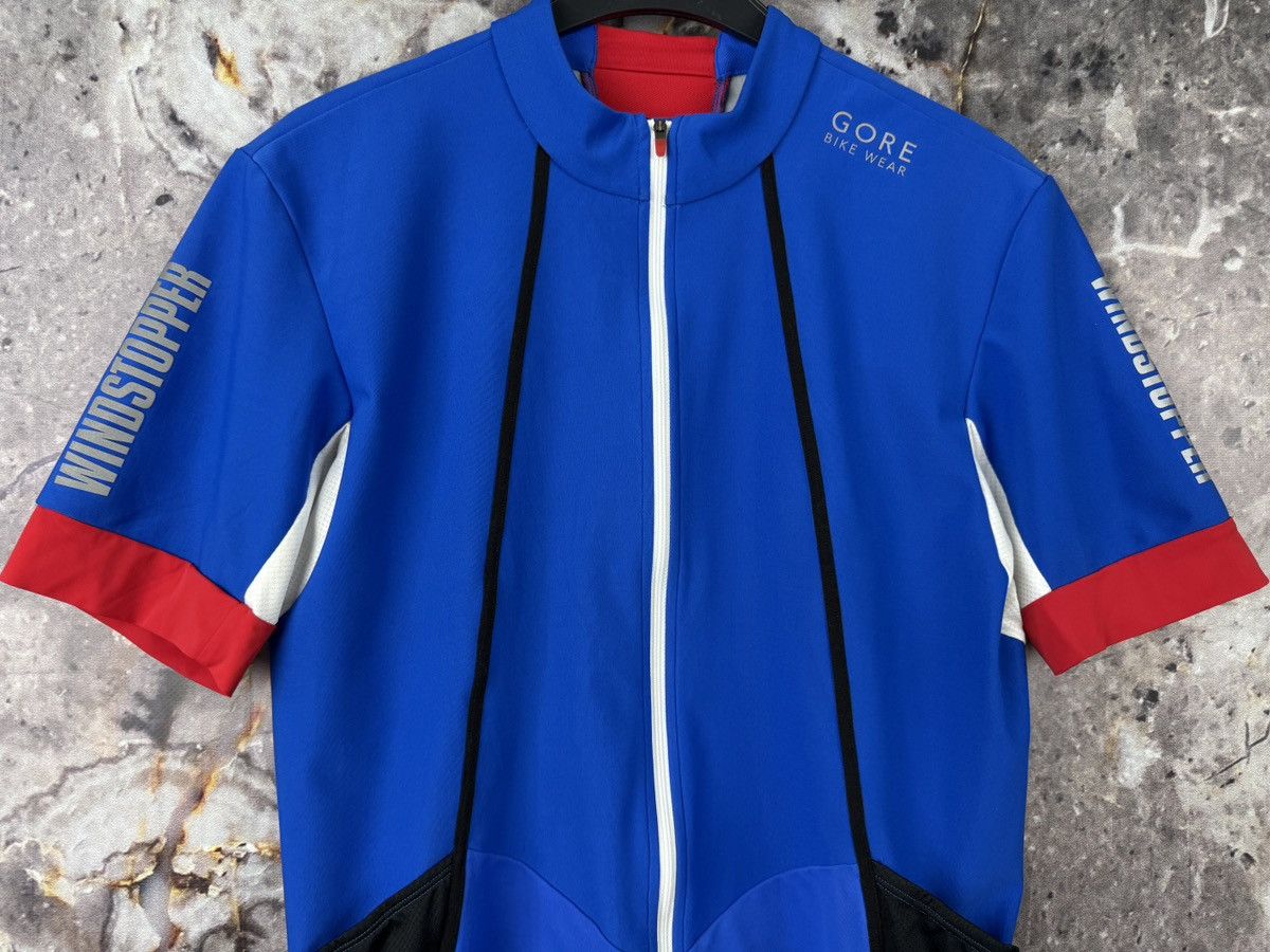Rapha Gore Bike Wear Windstopper Cycling Jersey ZipUp Short Sleeve Size US M / EU 48-50 / 2 - 3 Thumbnail