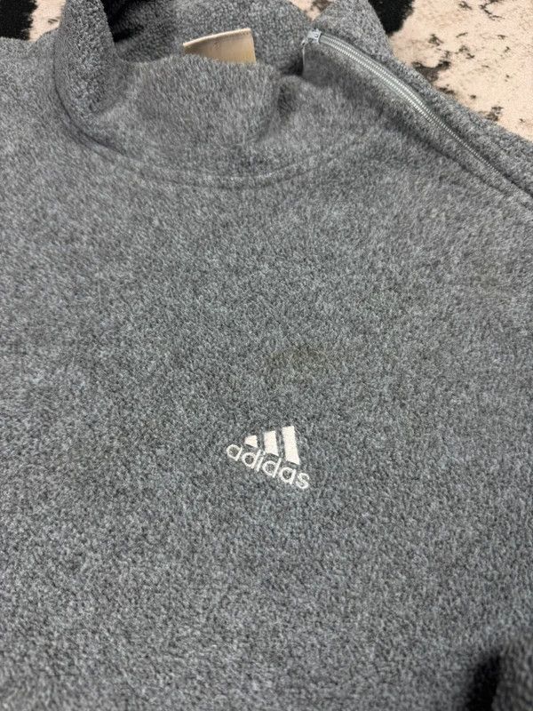 Adidas Adidas crewneck fleece sweatshirt gray XXL Size XXL / US 16-18 / IT 52-54 - 4 Thumbnail