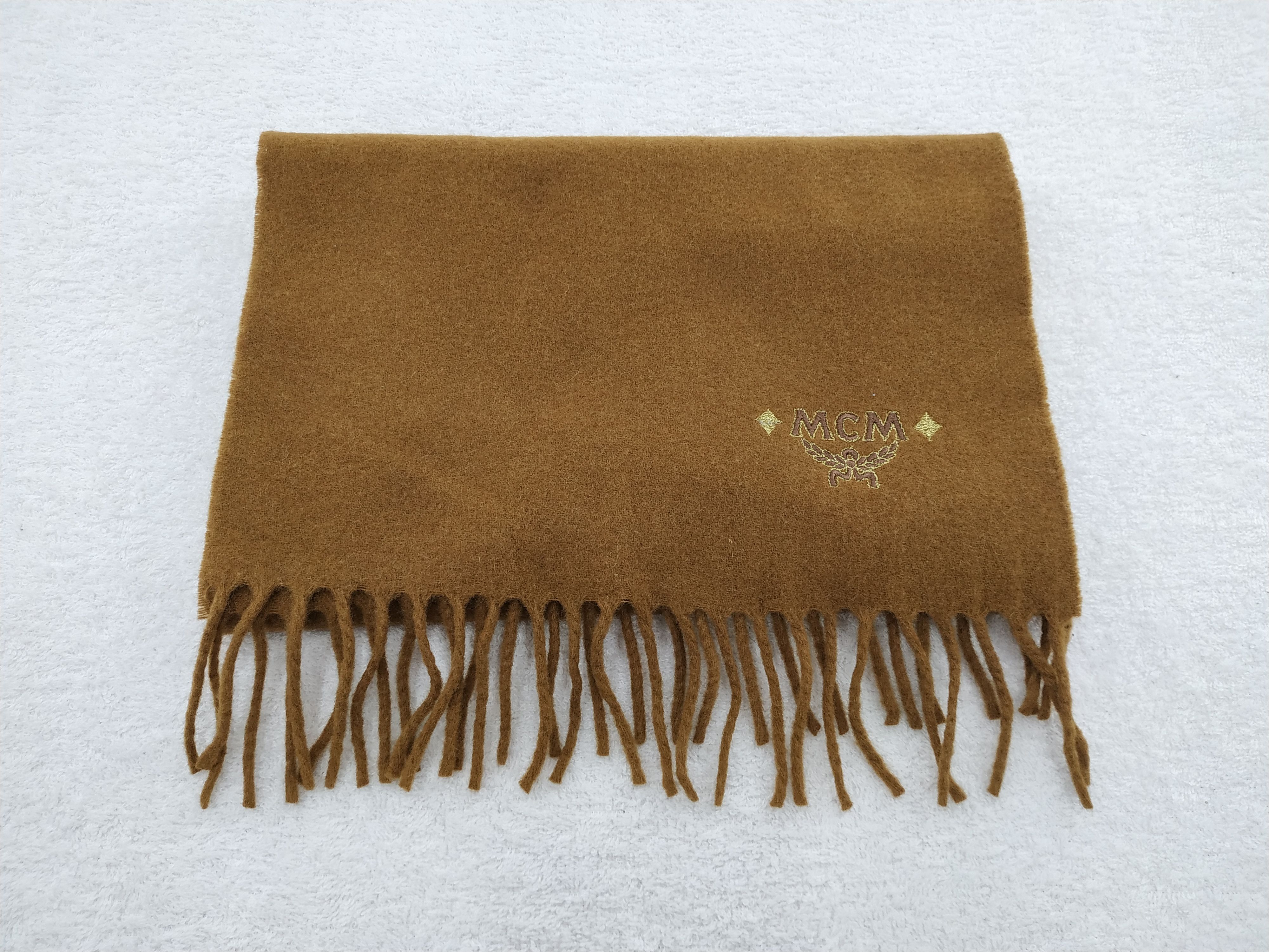 MCM Vintage MCM Wool Scarf/Muffler/Neckwear MF112 Size ONE SIZE - 3 Thumbnail