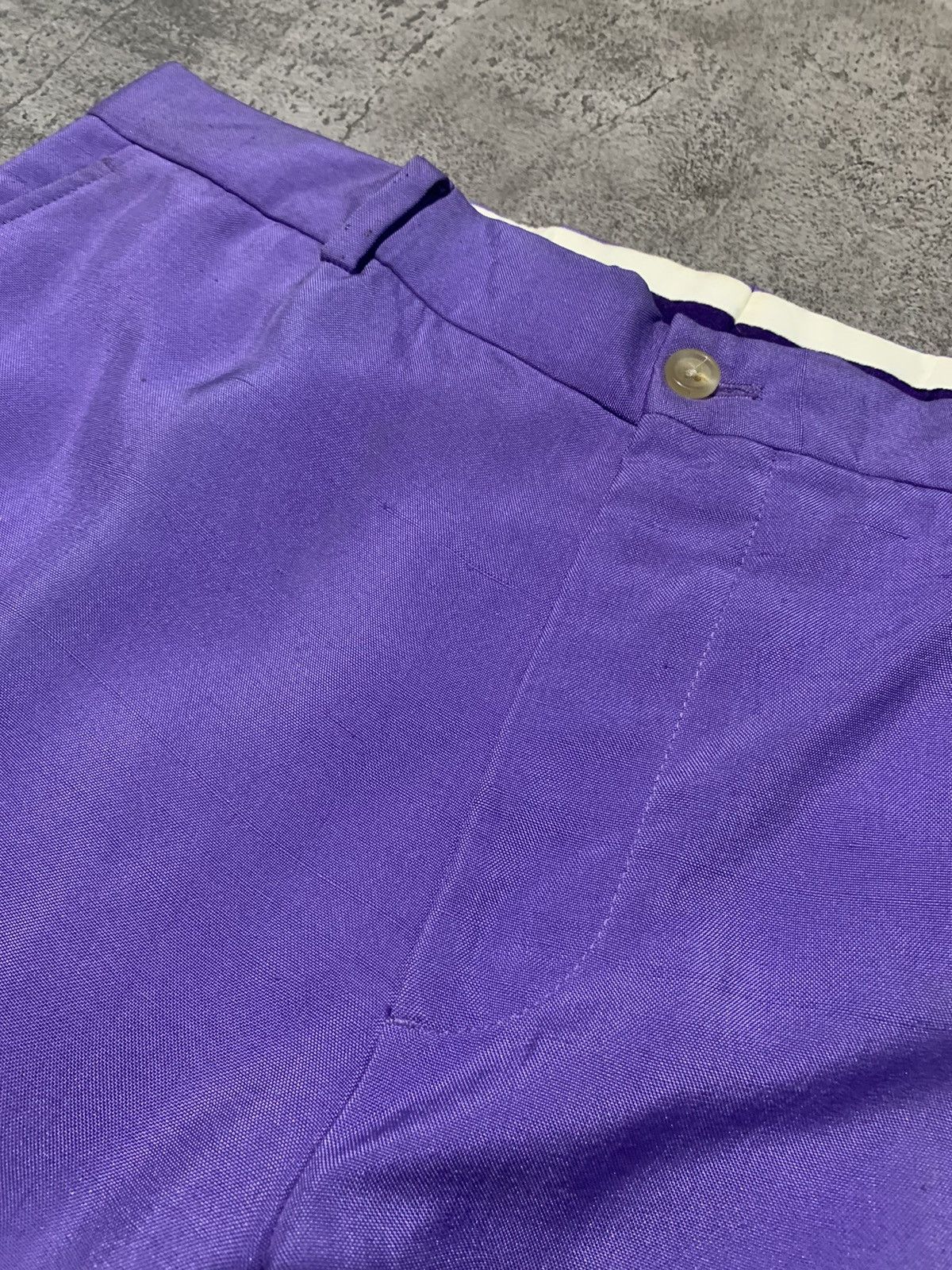 Ralph Lauren Purple Label Ralph Lauren Purple Label purple silk trouser NWT Size US 32 / EU 48 - 8 Thumbnail