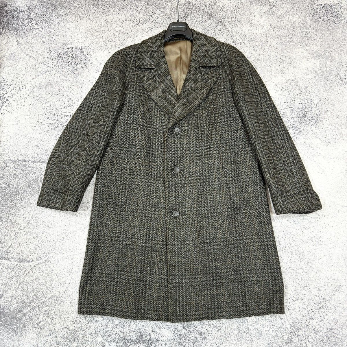 Vintage Tailored Pure New Wool Coat Size M-L (50)